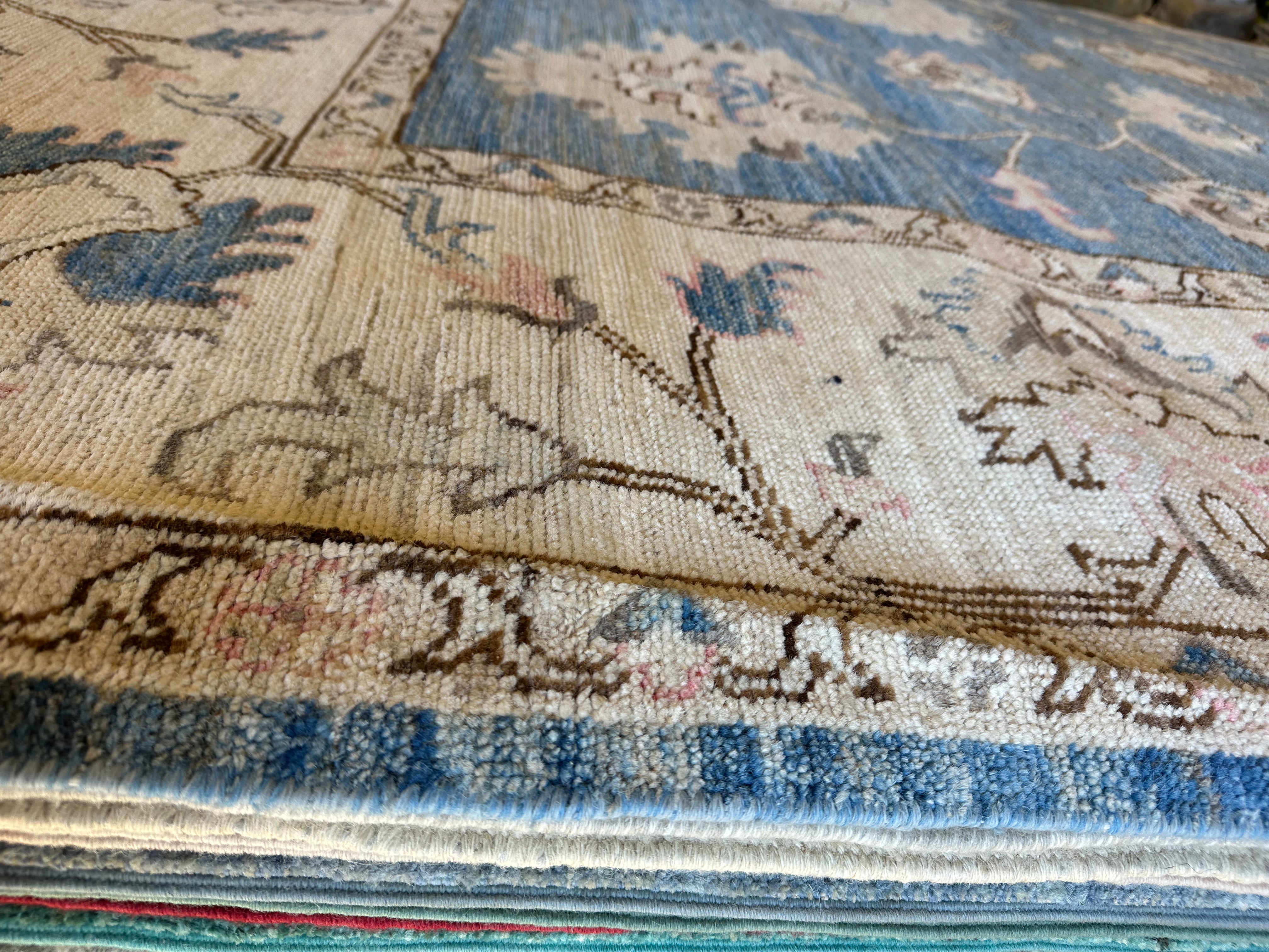 Lucy Shaw 9.7x13.2 Hand-Knotted Afghani Oushak