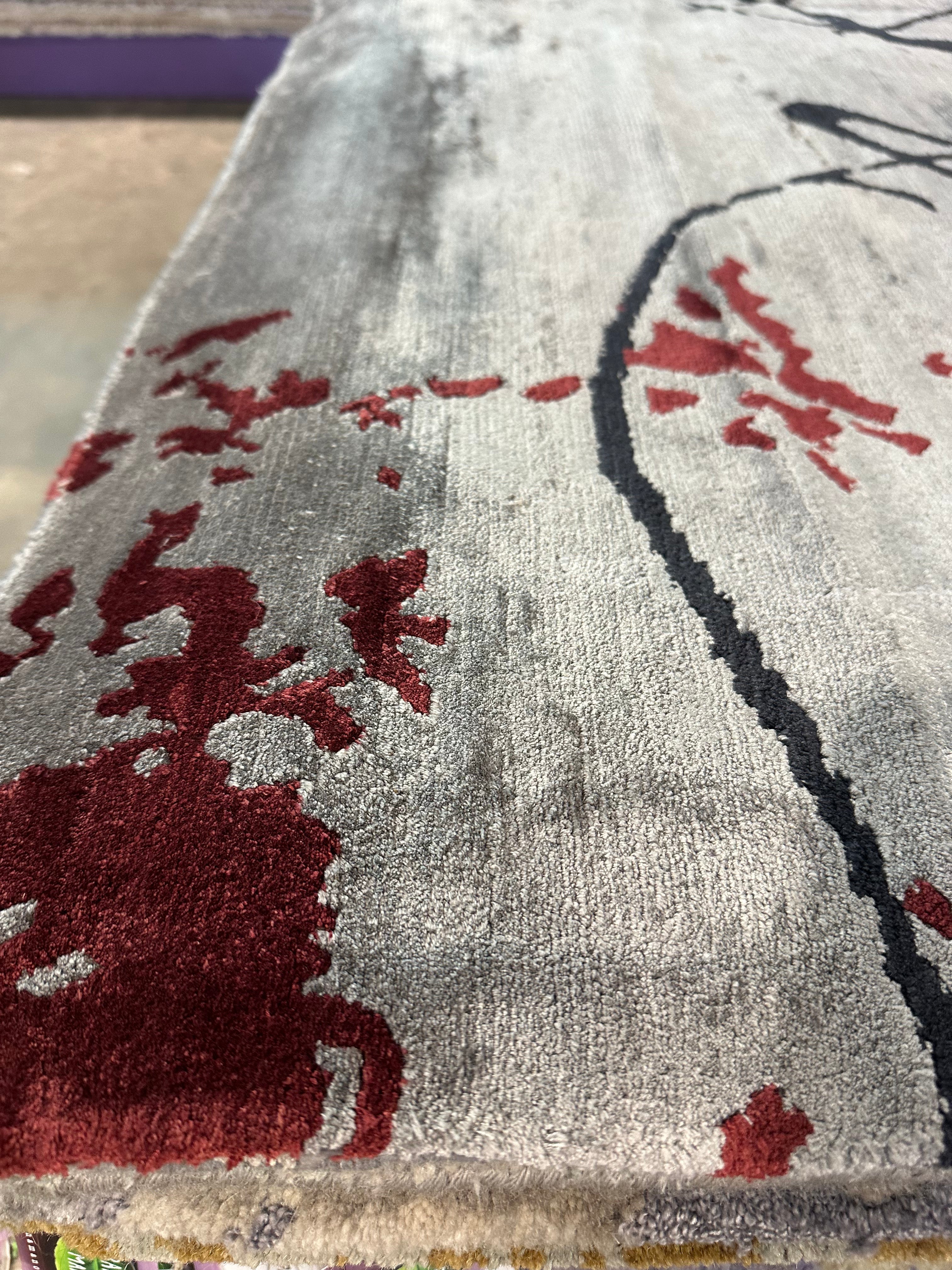 Dexter Morgan 5.9x8.9 Grey Pokhara Rug - CLEARANCE 30% off