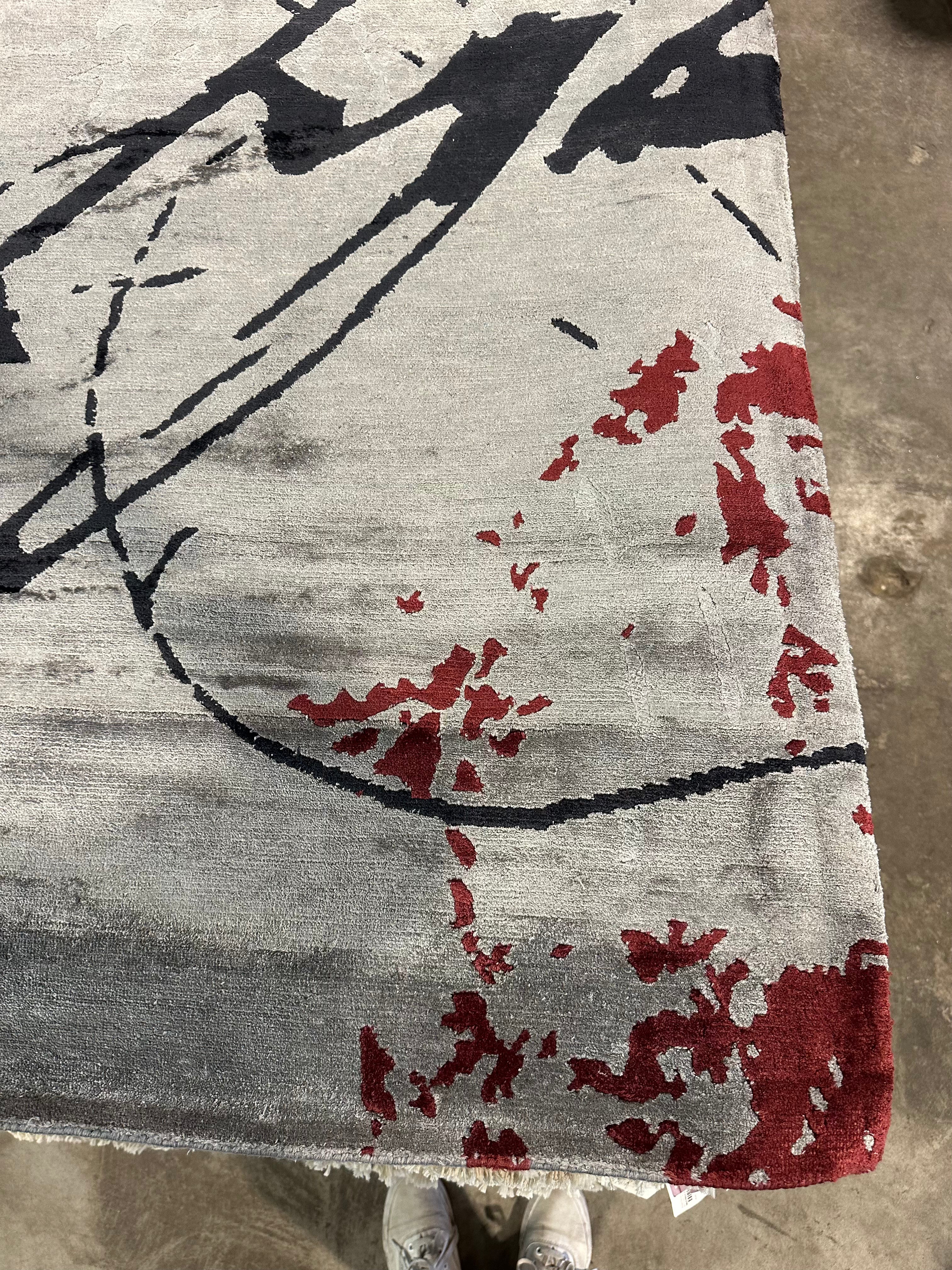 Dexter Morgan 5.9x8.9 Grey Pokhara Rug - CLEARANCE 30% off