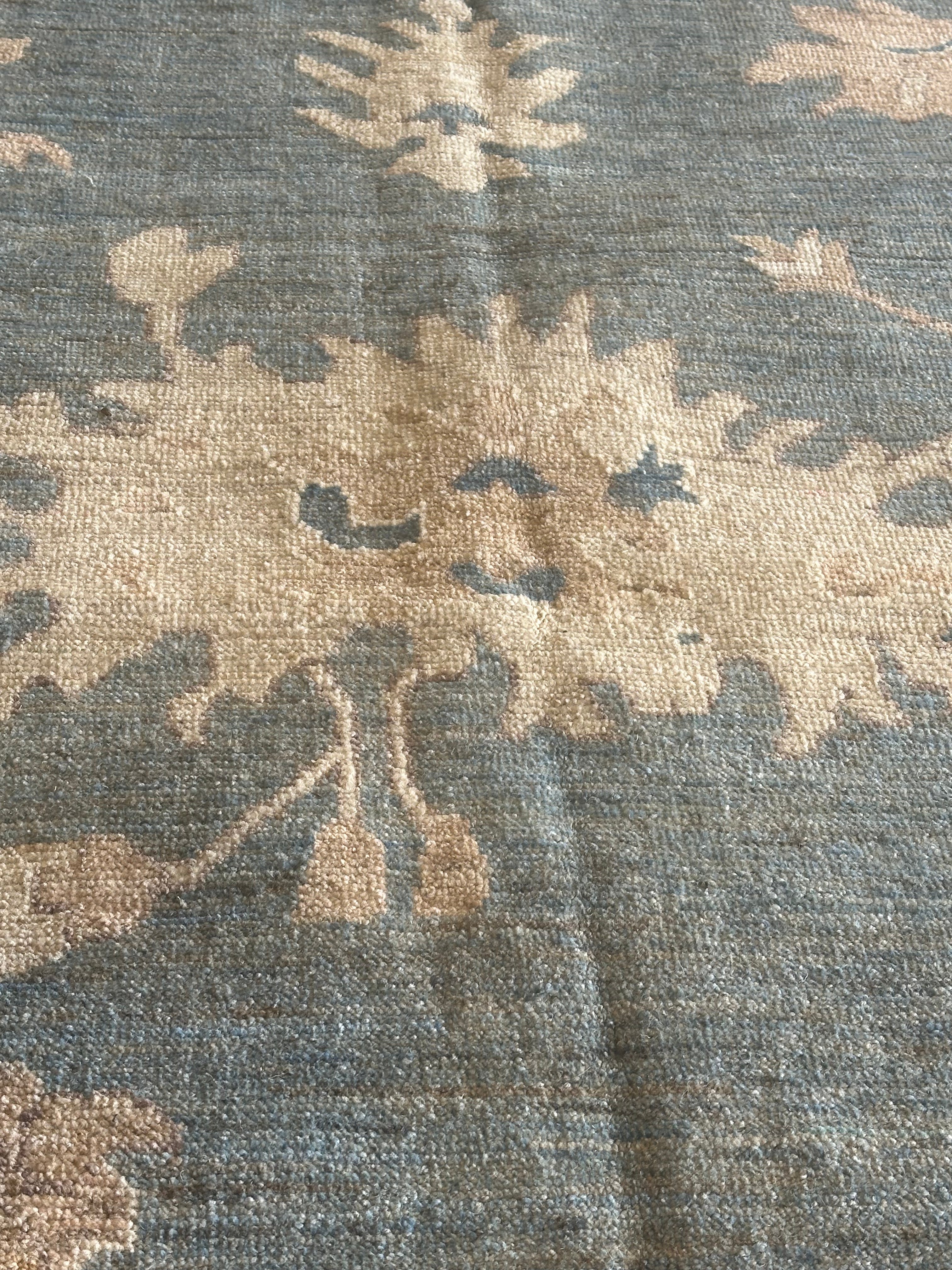 Lucia Rongo 12x15 Hand-Knotted Afghani Oushak