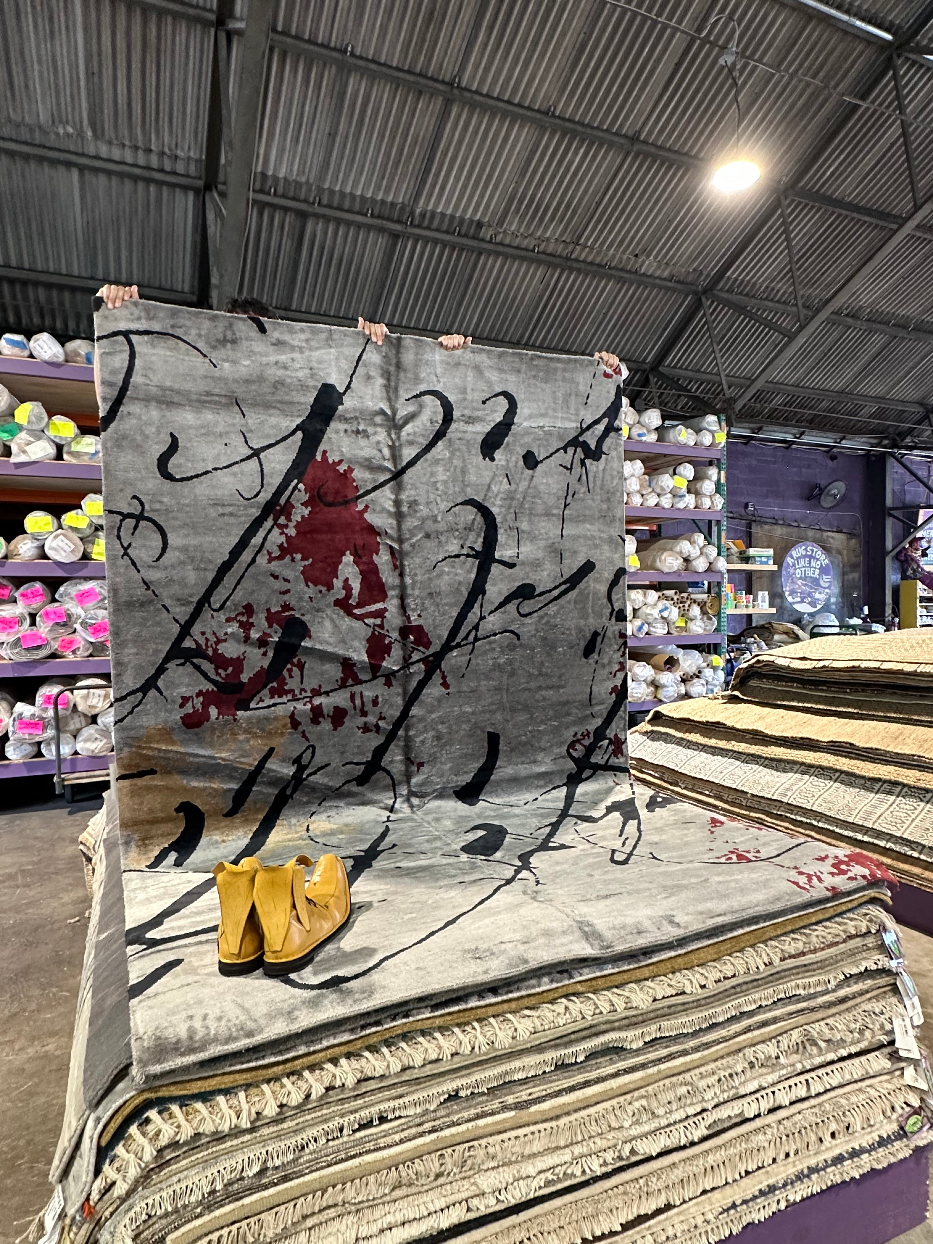 Dexter Morgan 5.9x8.9 Grey Pokhara Rug - CLEARANCE 30% off