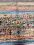 Astrid Rotenberry 2.9x3.11 Silver/Grey Afghani Khorjin Rug