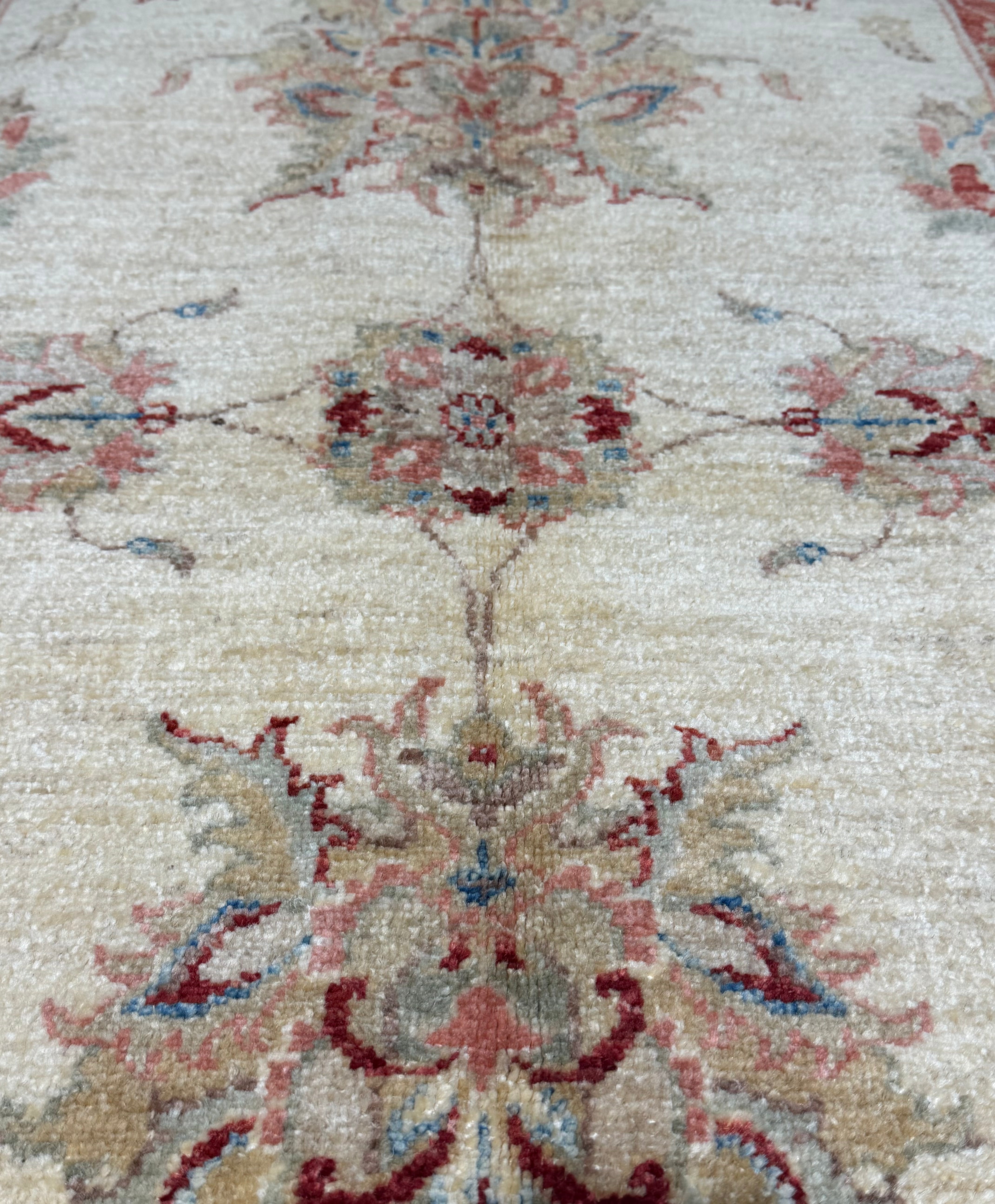 Alice 2.7x4.1 Red Afghani Ziegler Rug