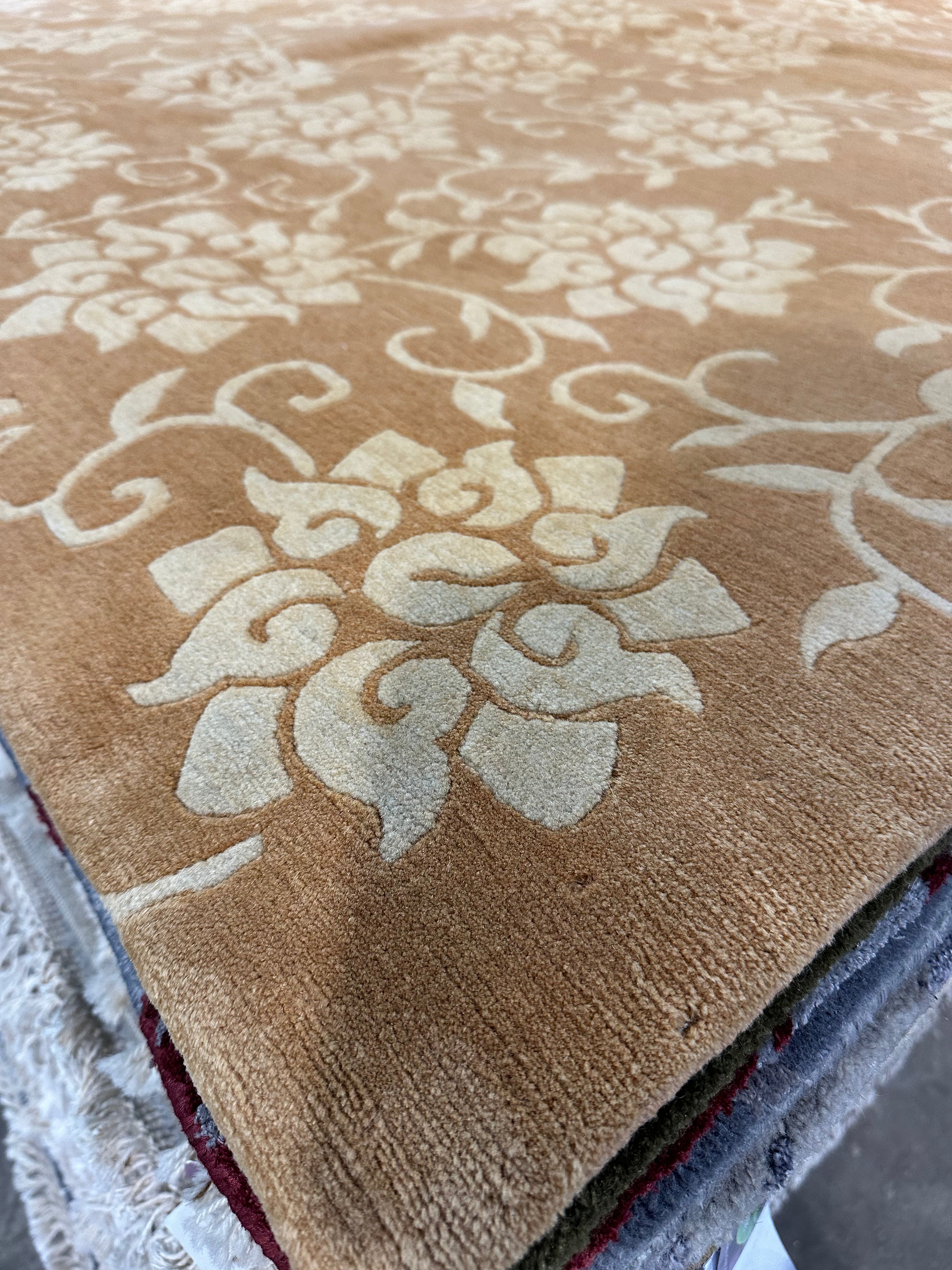 Peter Burrous 6.2x8.4 Brown Nepalese Rug - CLEARANCE 30% off