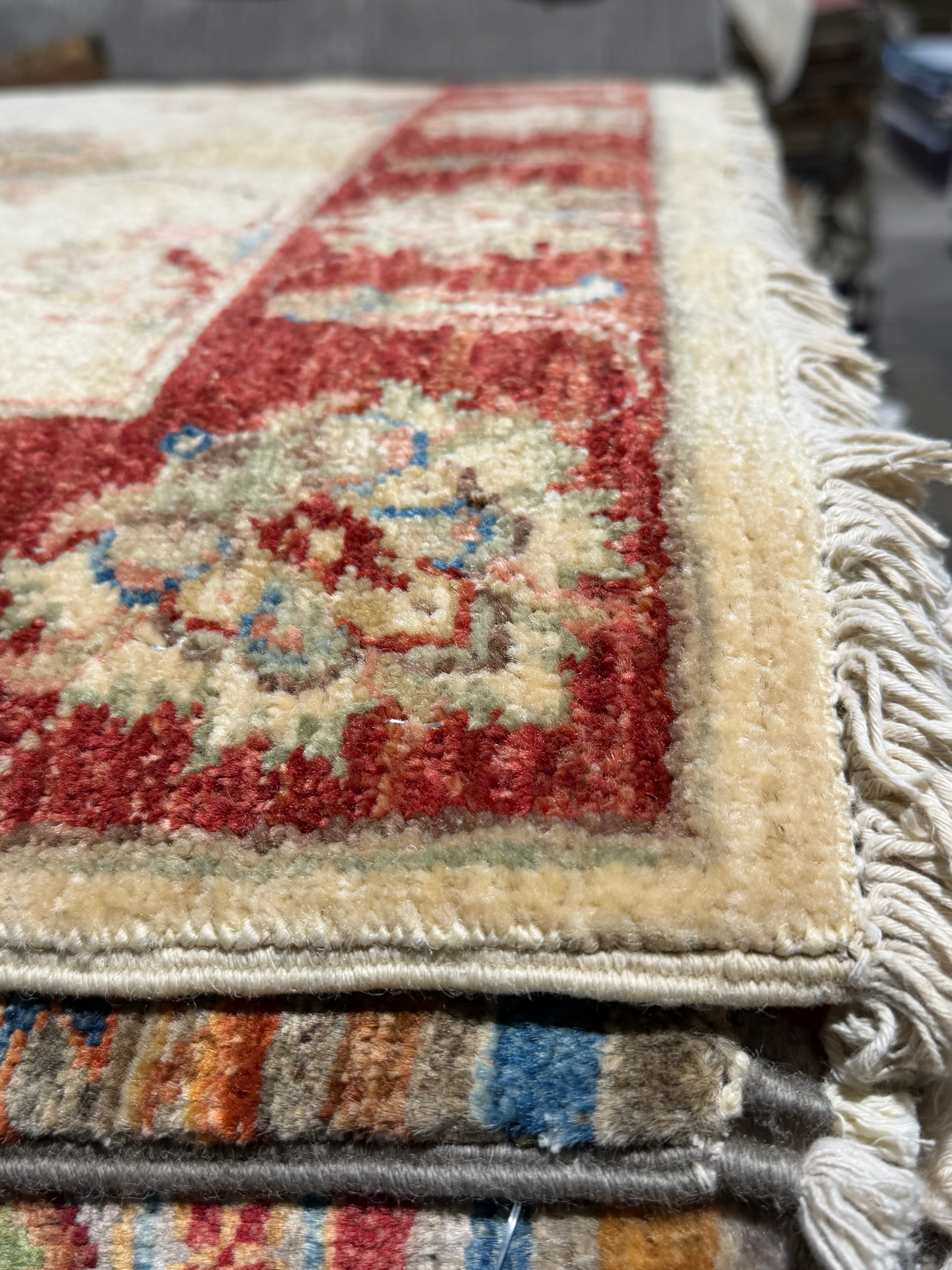 Alice 2.7x4.1 Red Afghani Ziegler Rug