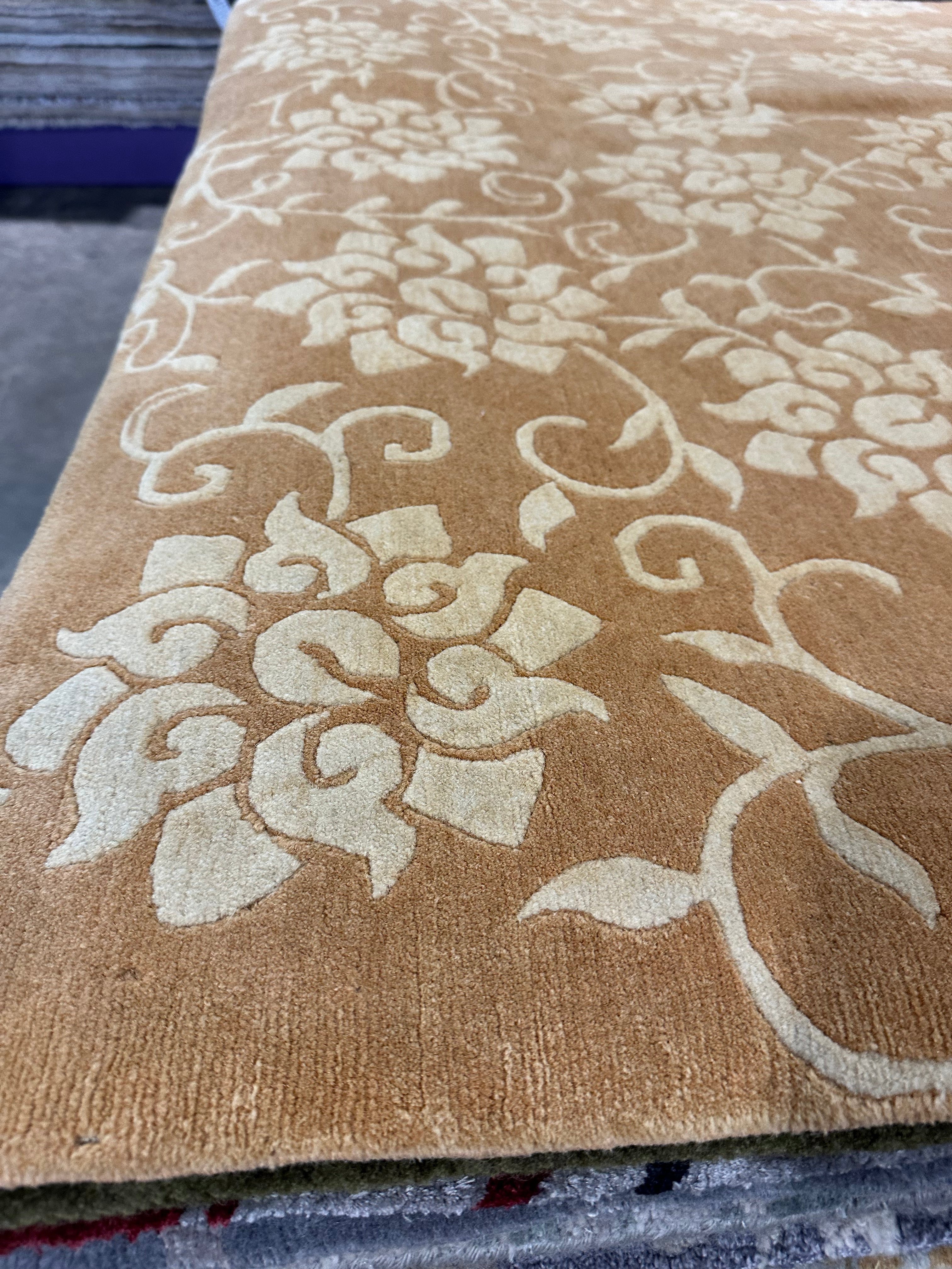 Peter Burrous 6.2x8.4 Brown Nepalese Rug - CLEARANCE 30% off
