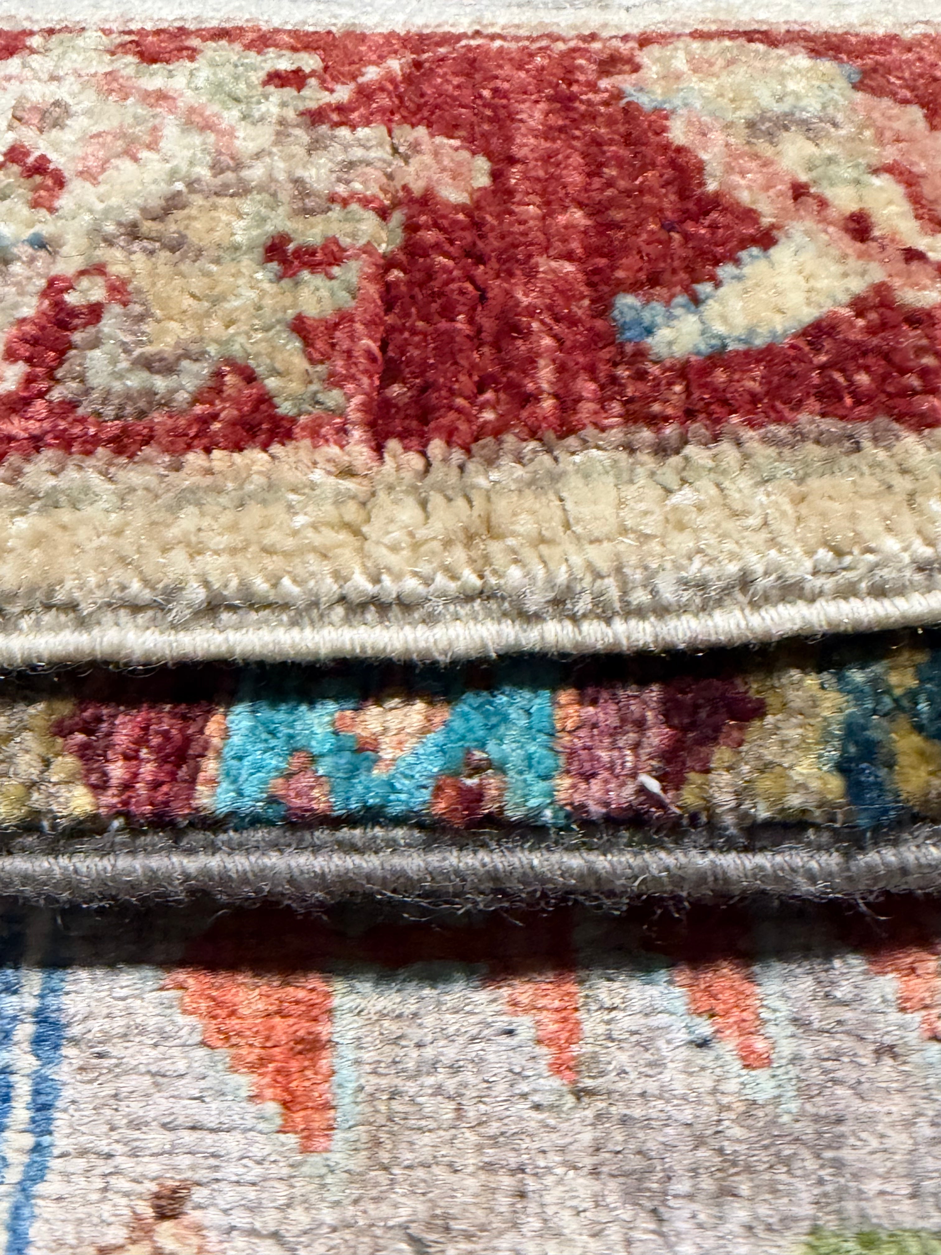 Alice 2.7x4.1 Red Afghani Ziegler Rug