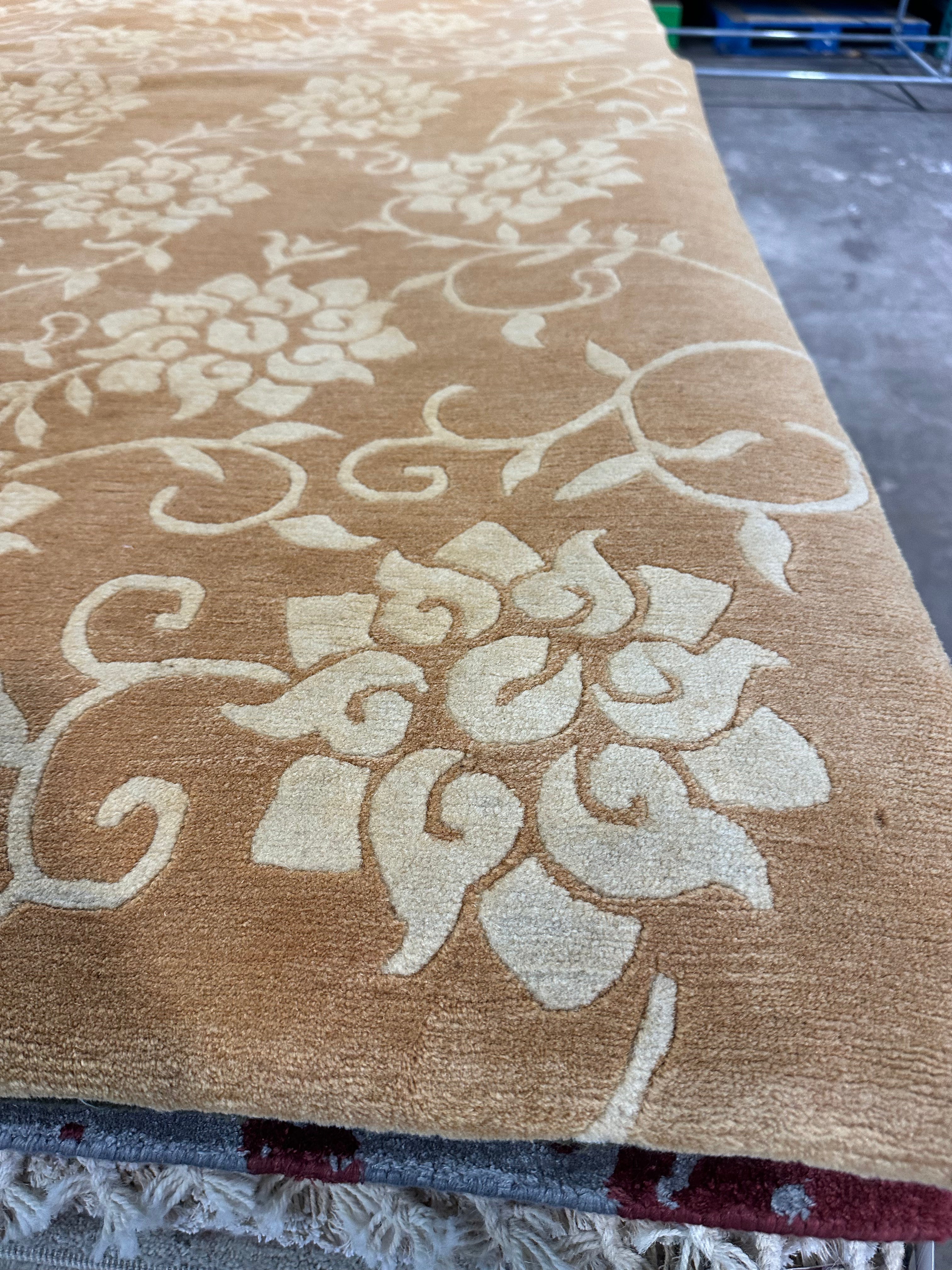 Peter Burrous 6.2x8.4 Brown Nepalese Rug - CLEARANCE 30% off