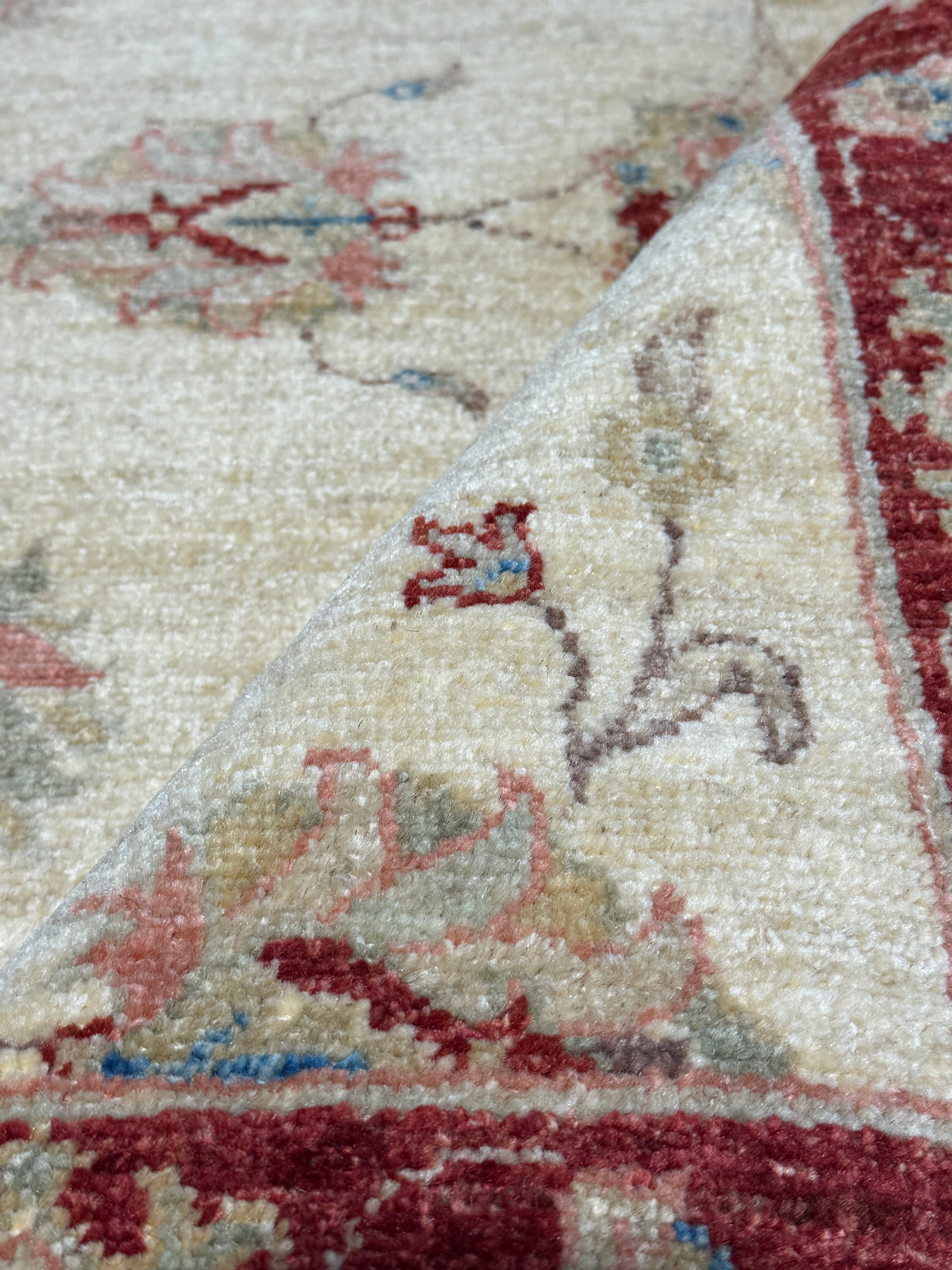 Alice 2.7x4.1 Red Afghani Ziegler Rug