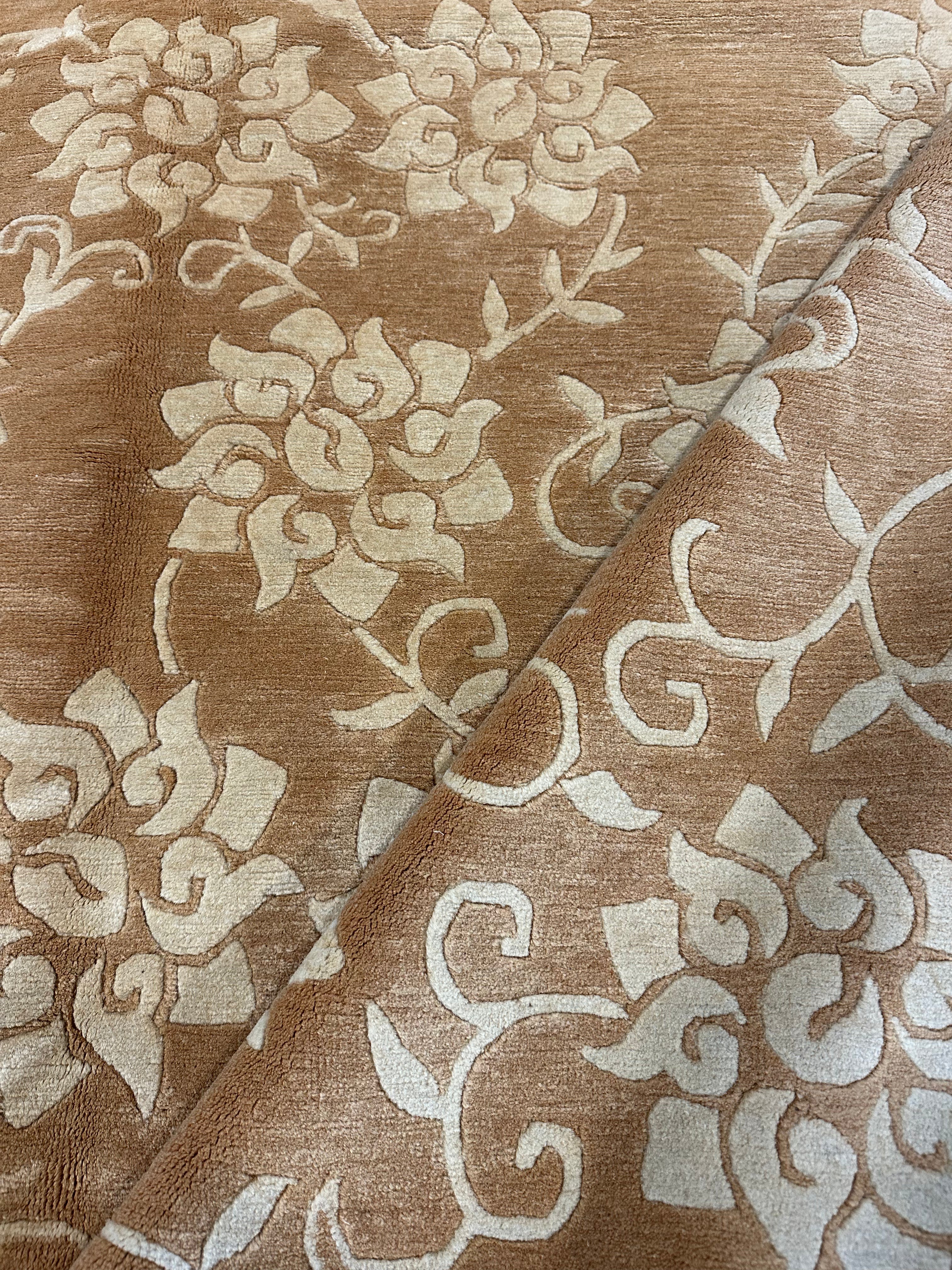 Peter Burrous 6.2x8.4 Brown Nepalese Rug - CLEARANCE 30% off