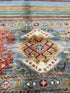 Meredith Marks 2.8x4.5 Silver/Grey Afghani Khorjin Rug