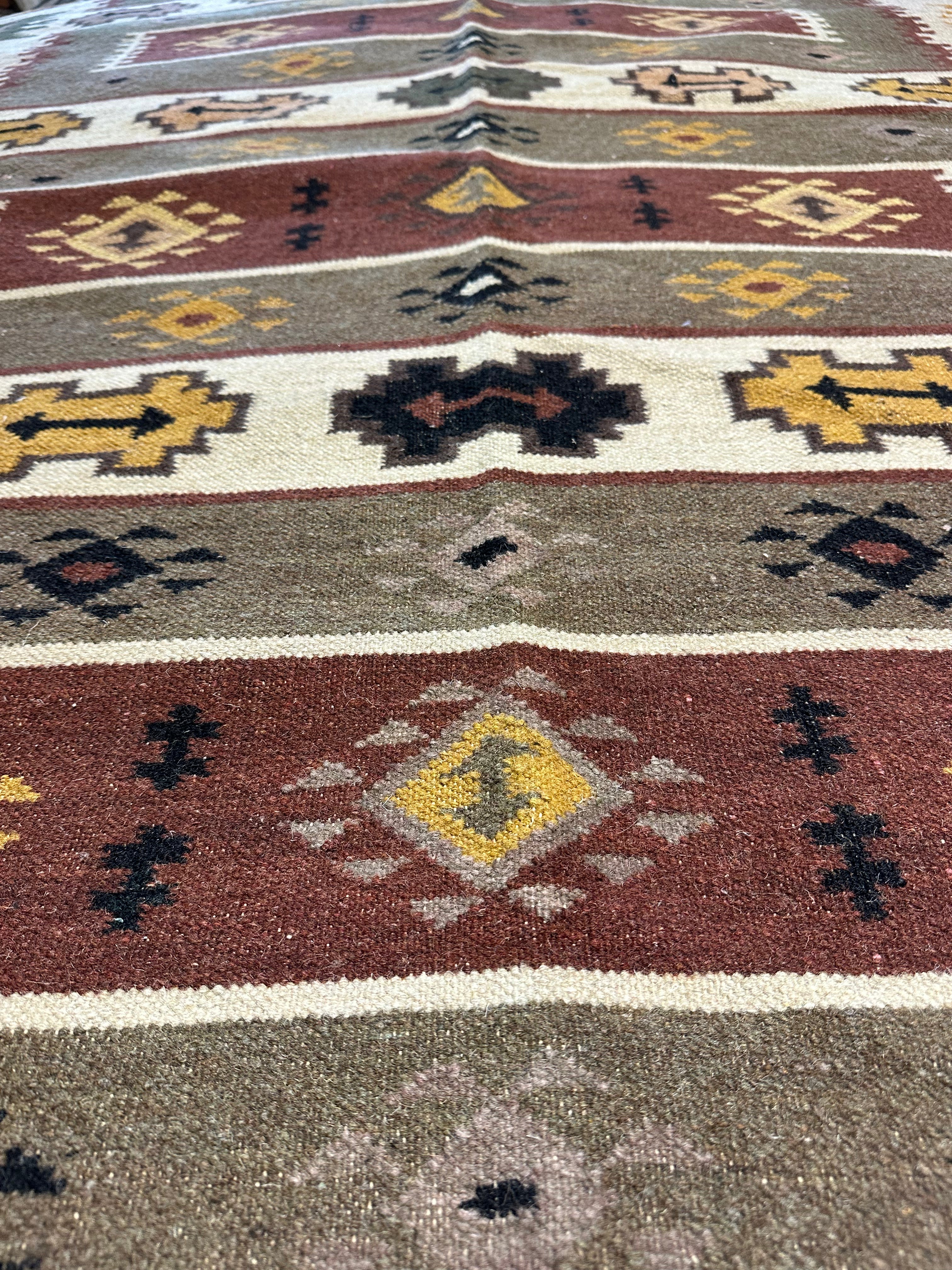 Stephen Hammond 6x9 Brown Flat Weave Rug - CLEARANCE 30% off
