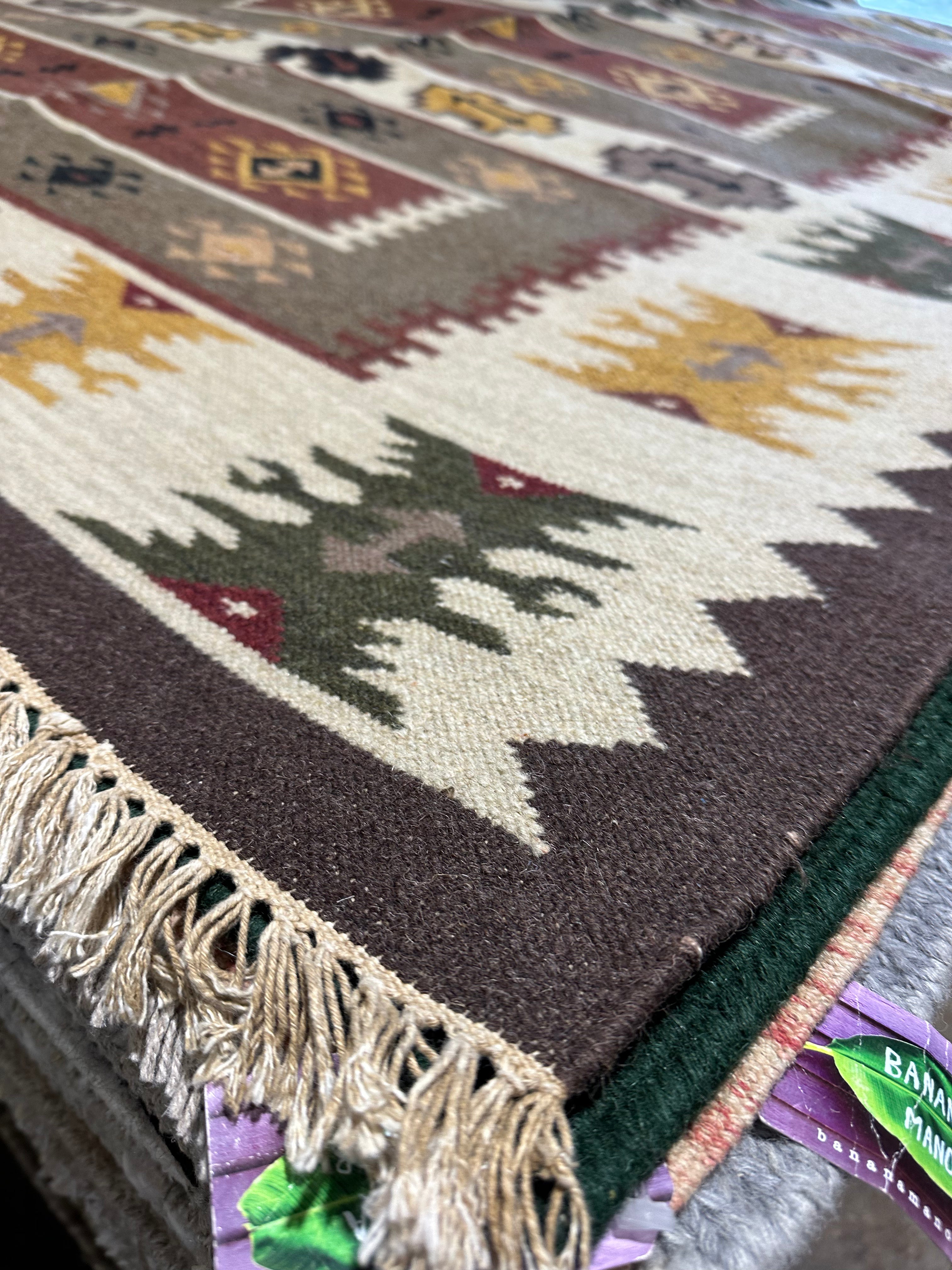 Stephen Hammond 6x9 Brown Flat Weave Rug - CLEARANCE 30% off