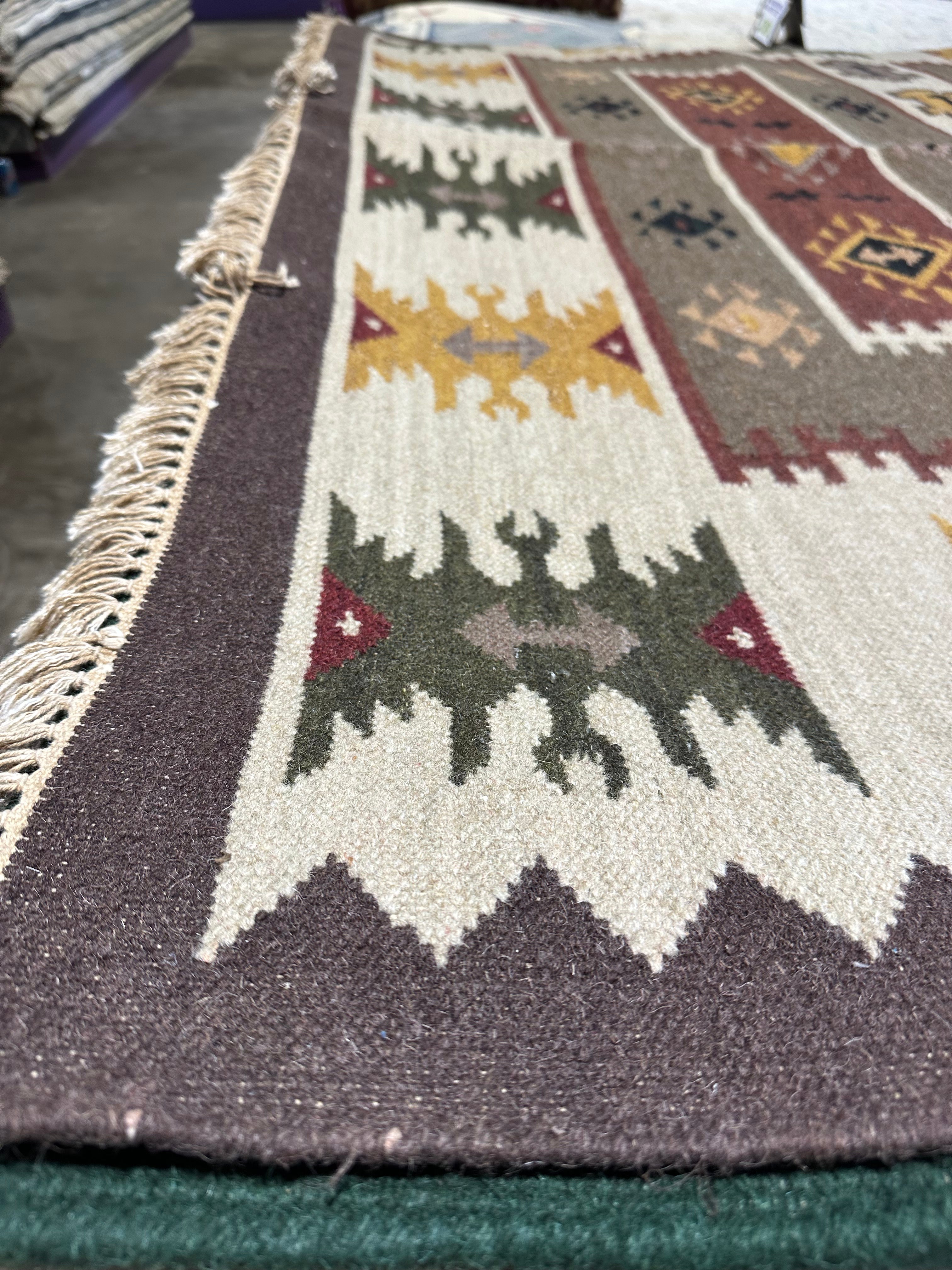 Stephen Hammond 6x9 Brown Flat Weave Rug - CLEARANCE 30% off