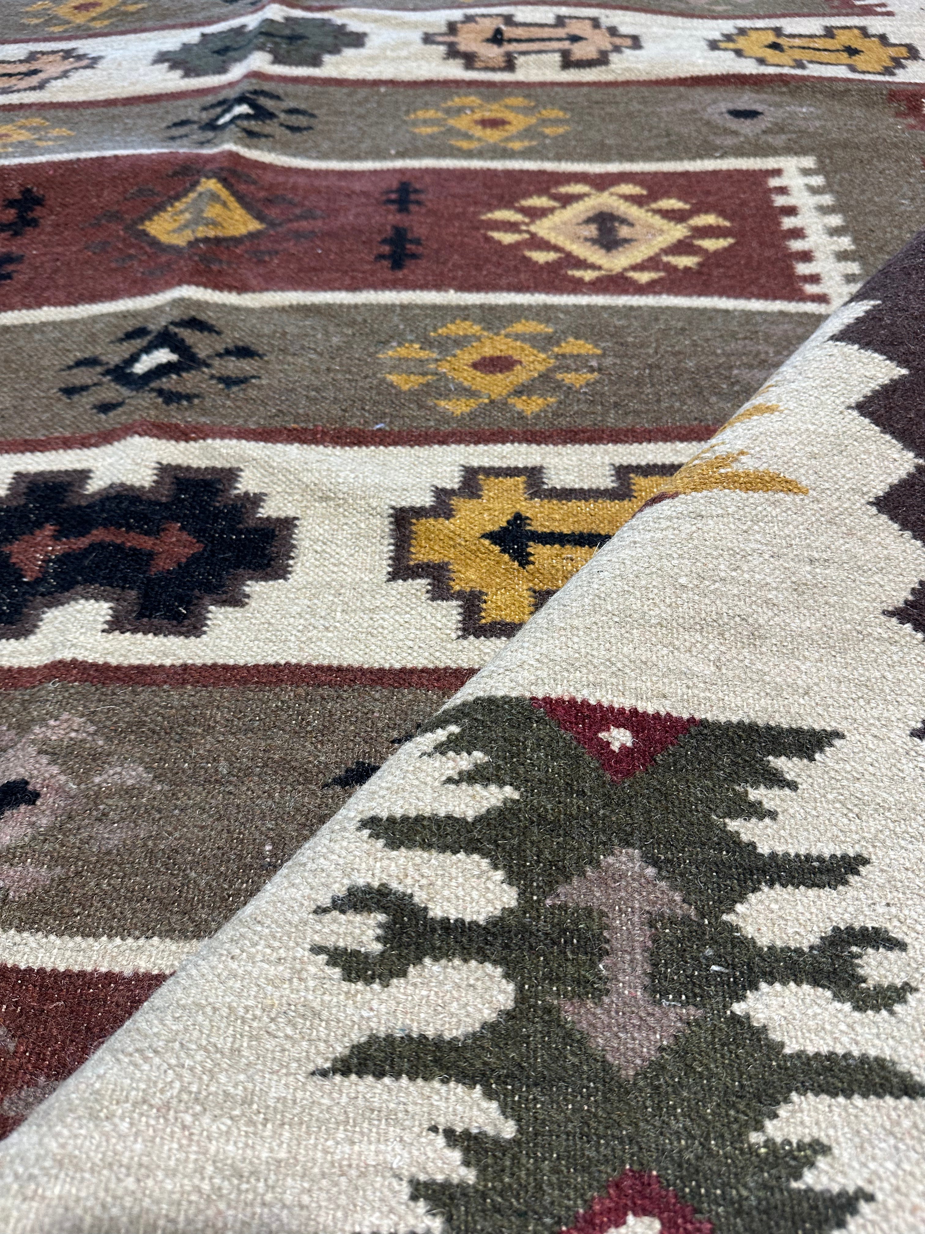 Stephen Hammond 6x9 Brown Flat Weave Rug - CLEARANCE 30% off