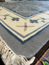Jerry Caselano 6x9 Blue Flat Weave Rug - CLEARANCE 30% off