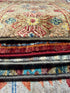 Leah Merritt 2.7x4.4 Orange Afghani Khorjin Rug