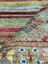 Leah Merritt 2.7x4.4 Orange Afghani Khorjin Rug