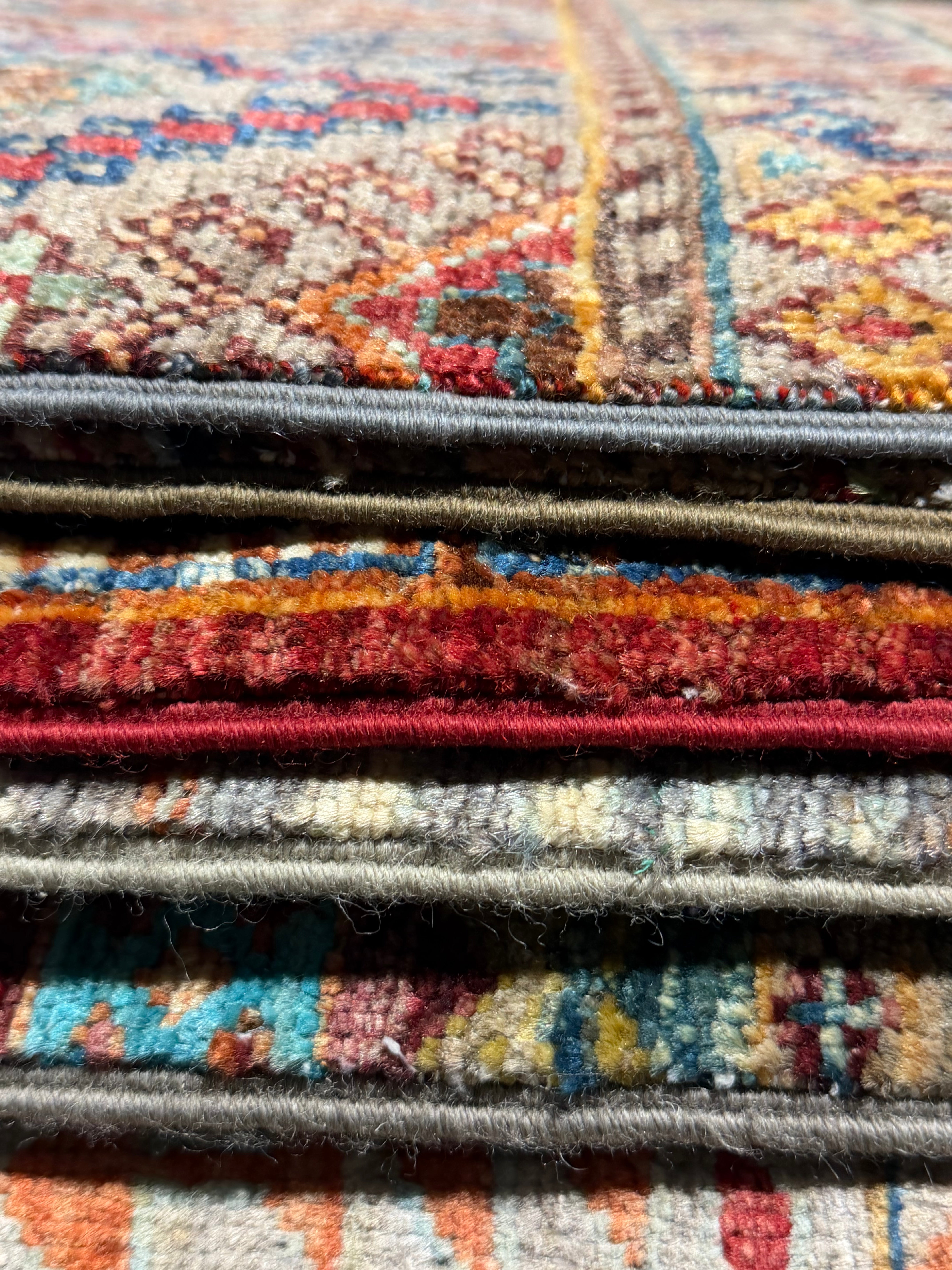 Tiffany Ho 2.7x4.6 Silve/Grey Afghani Khorjin Rug