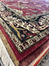 Heidi Marnhout 6x8.9 Burgundy Lawrence Rug - CLEARANCE 30% off