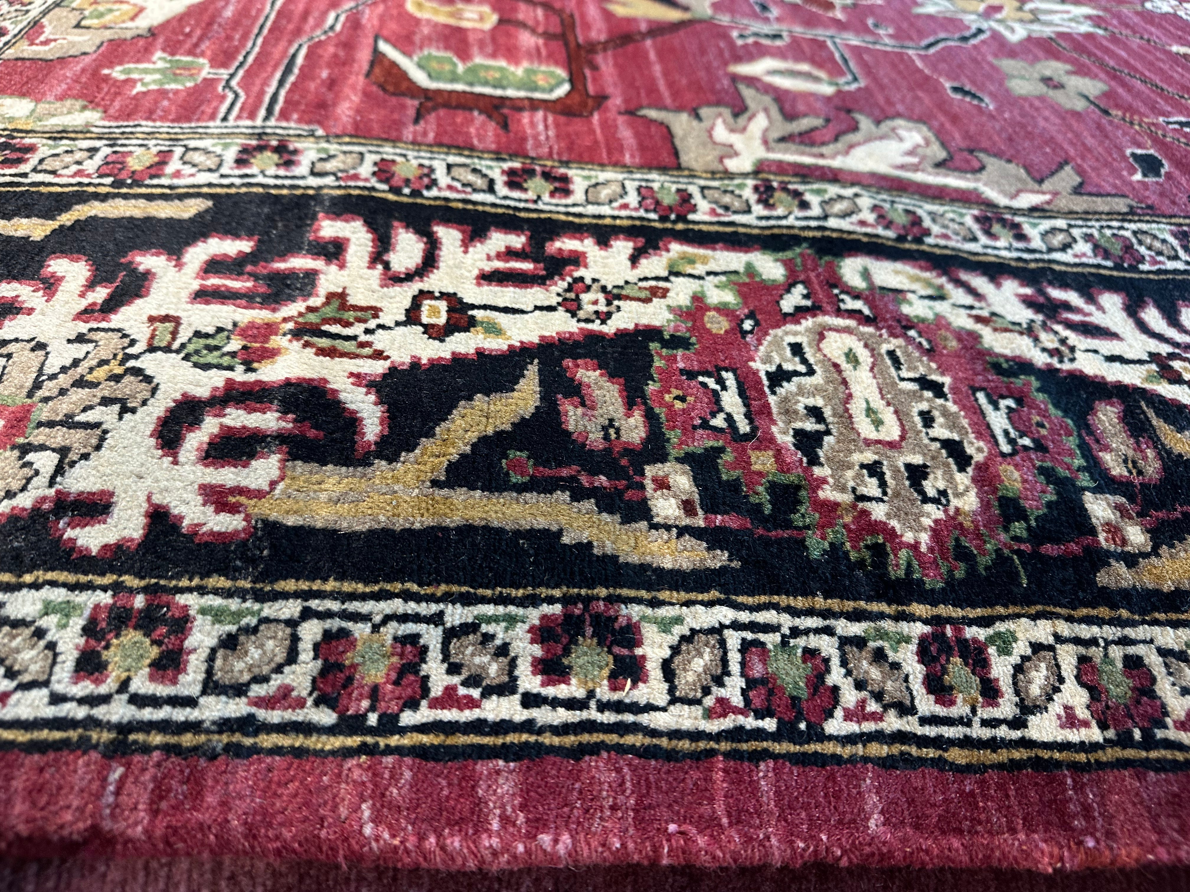 Heidi Marnhout 6x8.9 Burgundy Lawrence Rug - CLEARANCE 30% off
