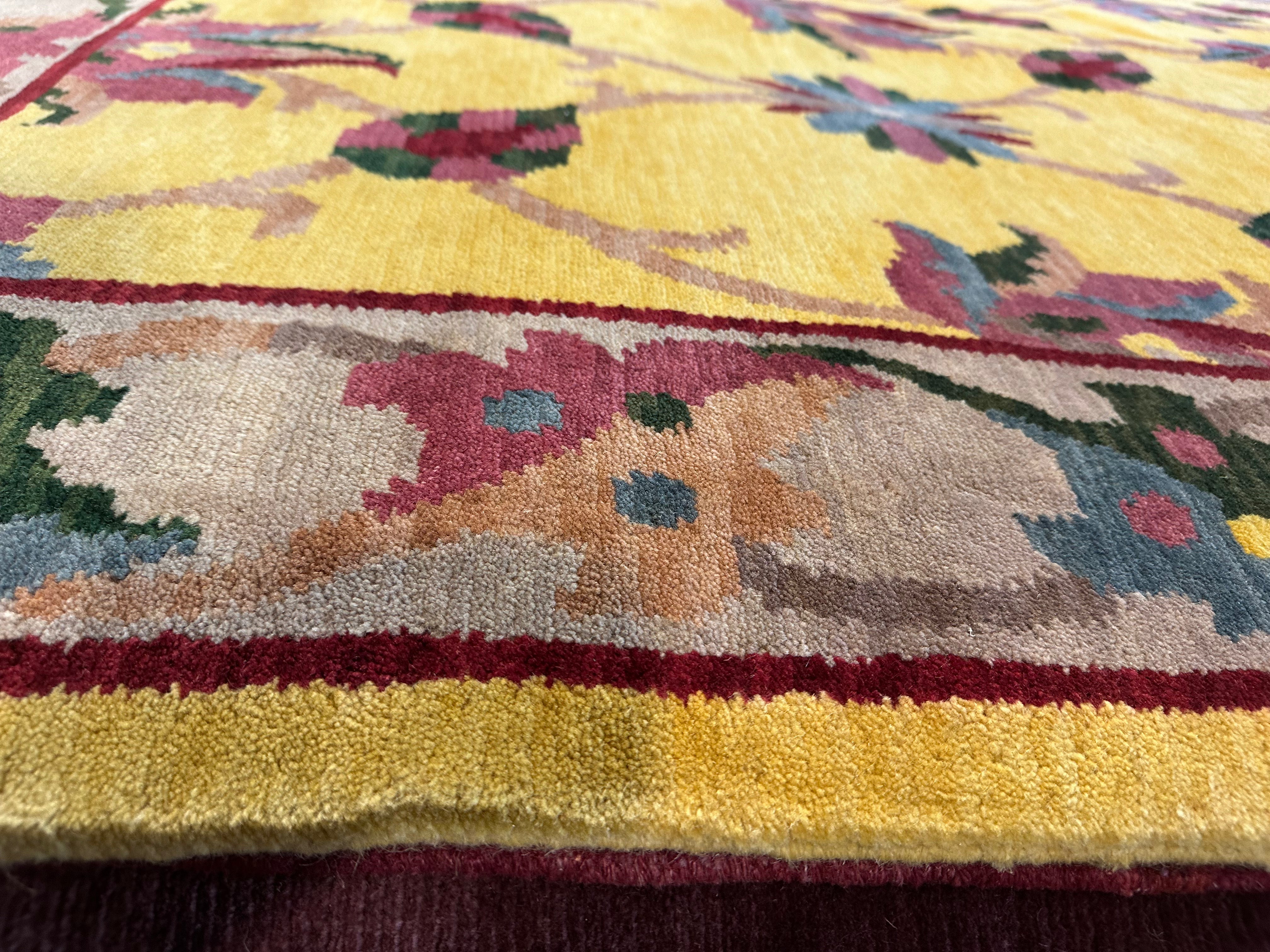 Michelle Marshall 5.8x8.9 Yellow Nepalese Rug - CLEARANCE 30% off
