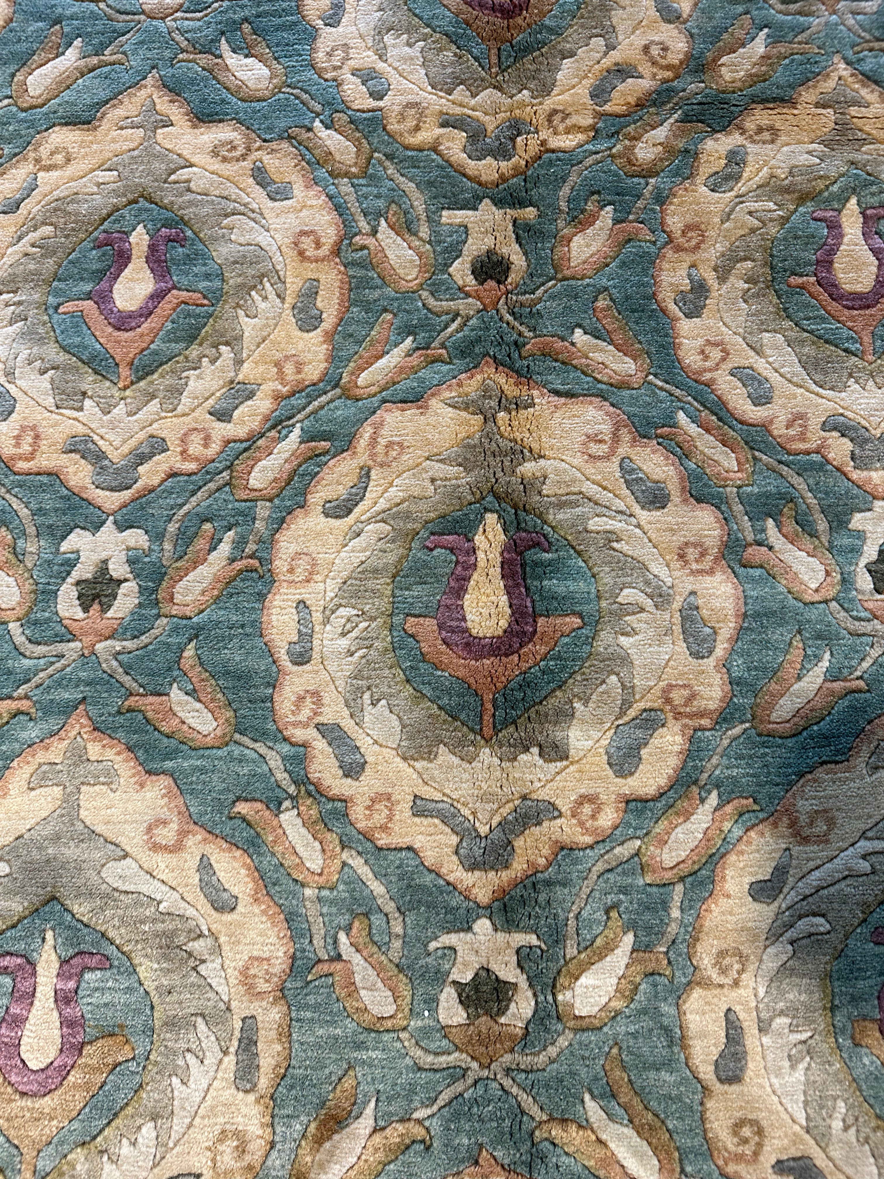Ginny Cox 5.7x8.3 Green Nepalese Rug - CLEARANCE 30% off