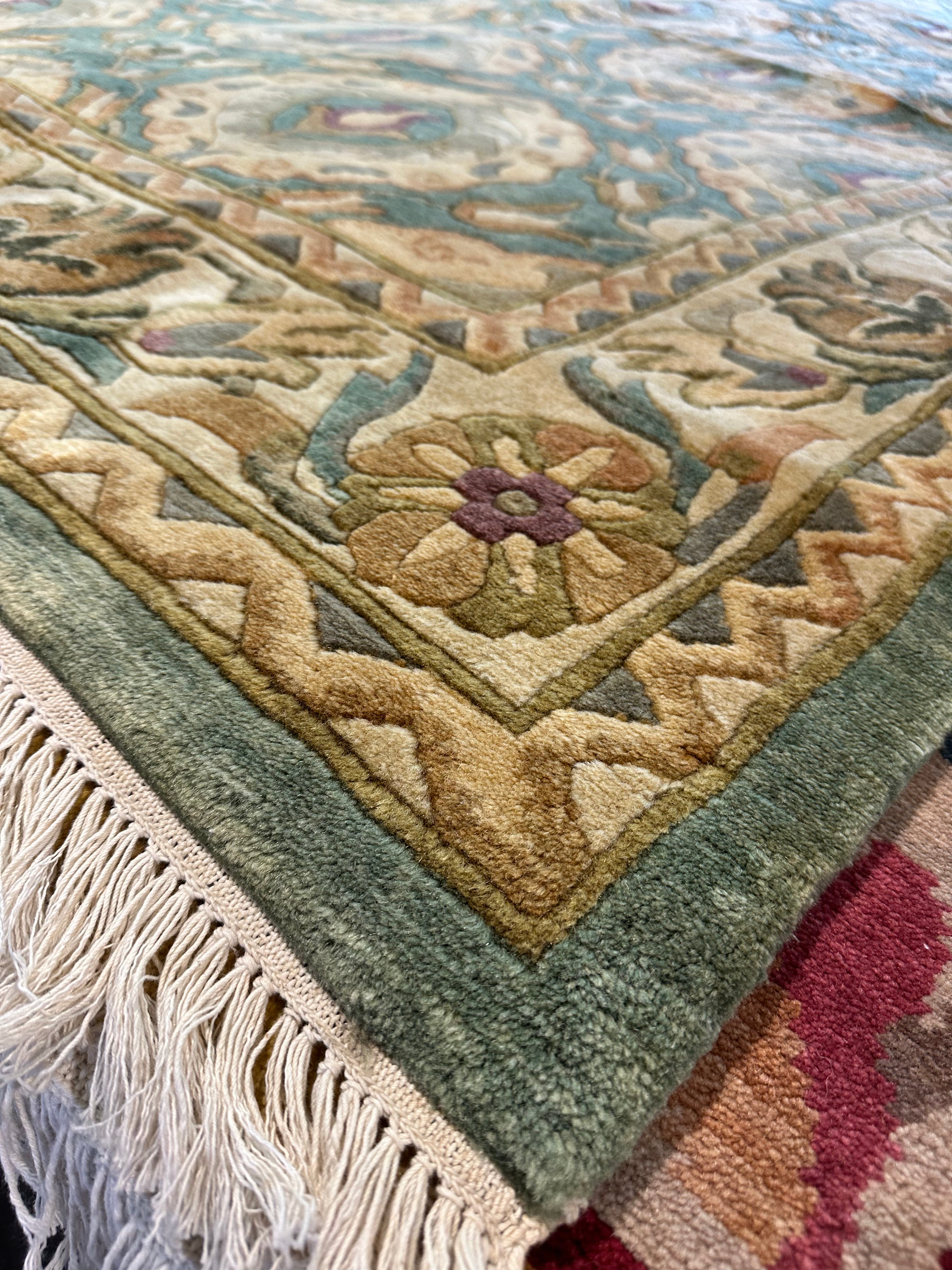 Ginny Cox 5.7x8.3 Green Nepalese Rug - CLEARANCE 30% off