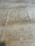Taylor 8.1x9.7 Green and Pink Whitewashed Afghani Oushak