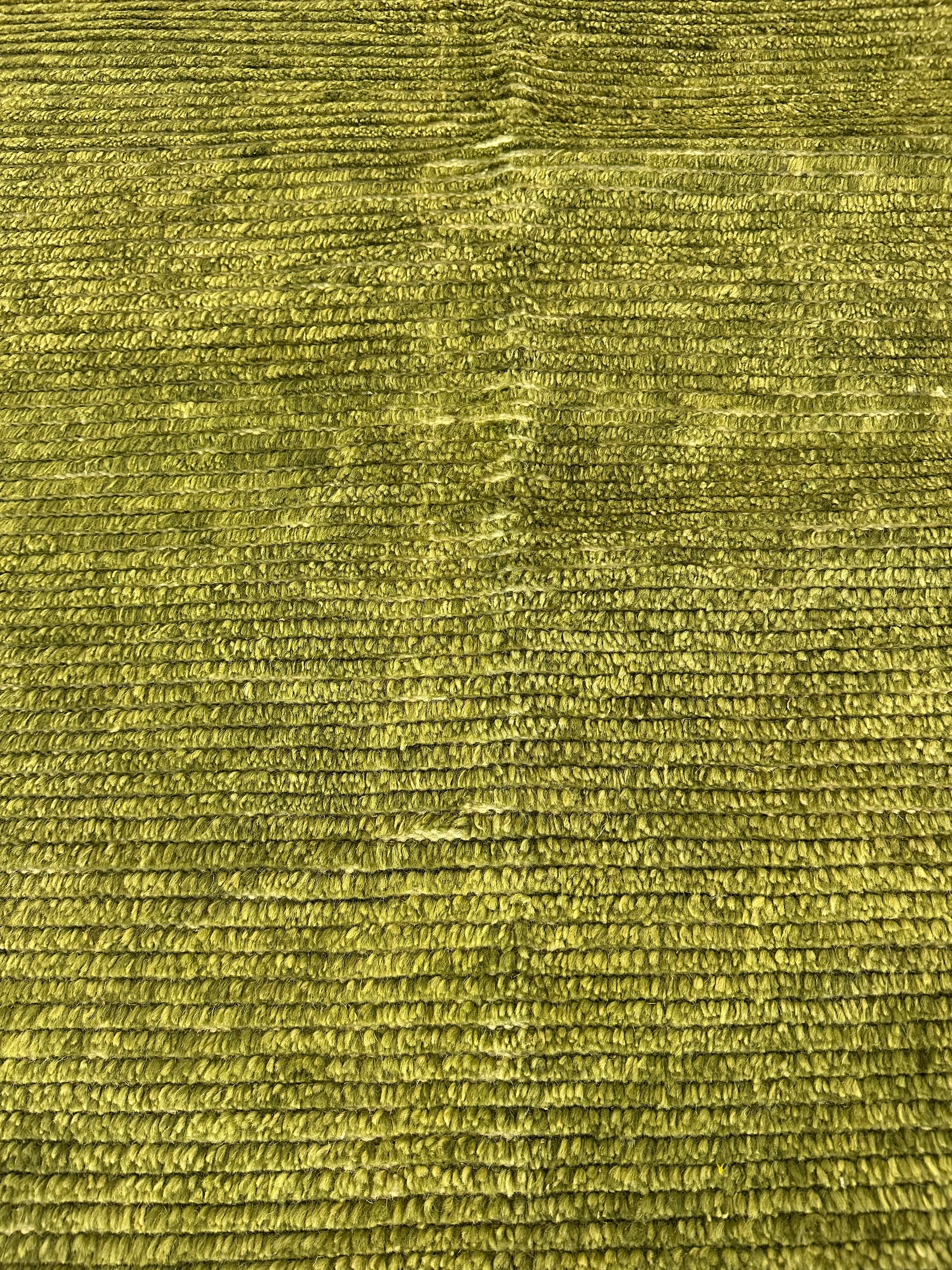 Jackson Mahomes 6x9.3 Green Berber Rug - CLEARANCE 30% off