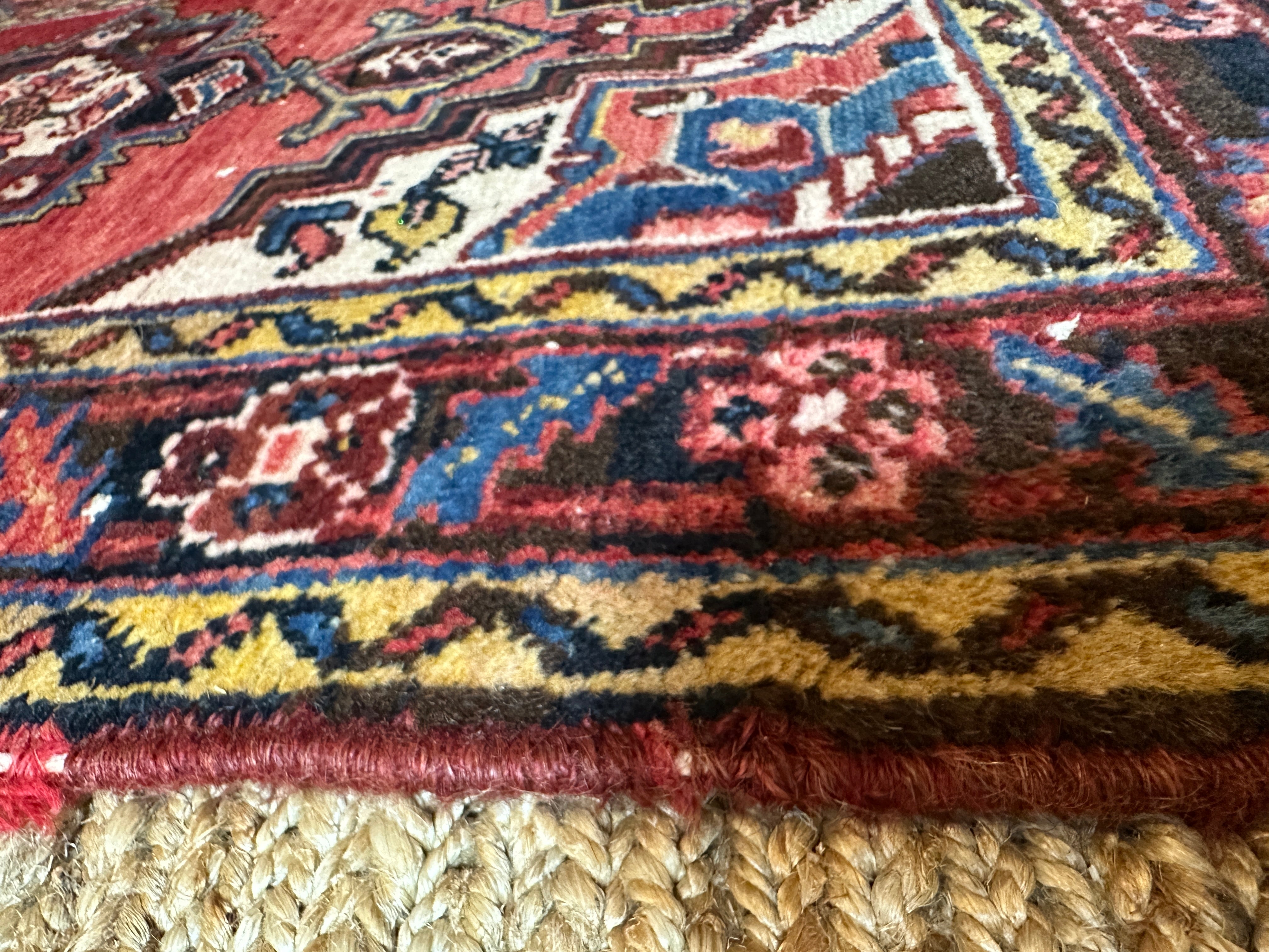 Antique Persian Heriz Rug 2.7x4.1