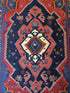 Antique Kord-Bijar Red and Blue Kilim 3.10x5.3