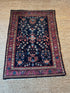 Antique West Persian Armenian Pink and Blue 4.3x6.1