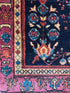 Antique West Persian Armenian Pink and Blue 4.3x6.1