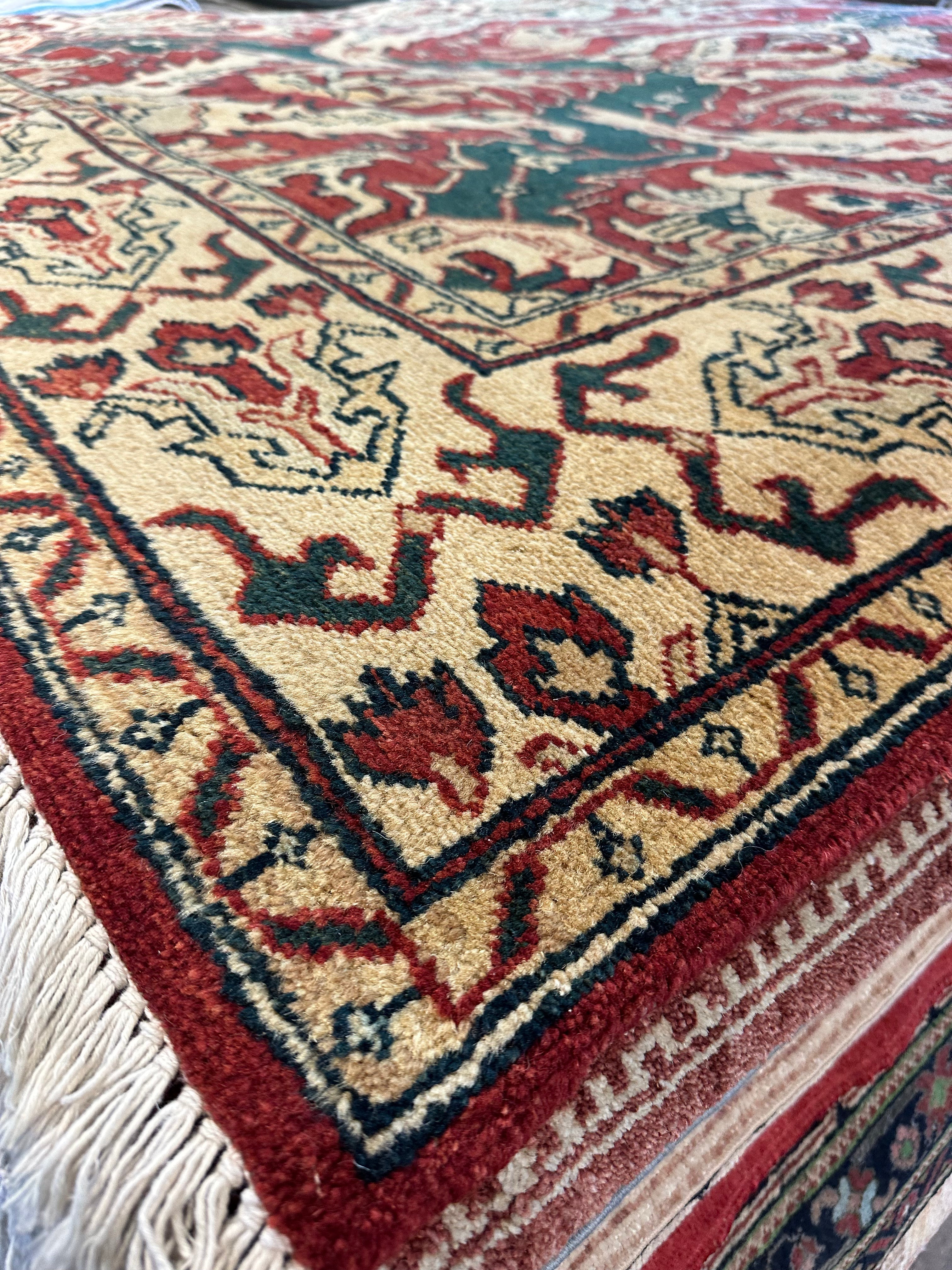 Liz Vandyke 6x9 Red Agra Rug - CLEARANCE 30% off