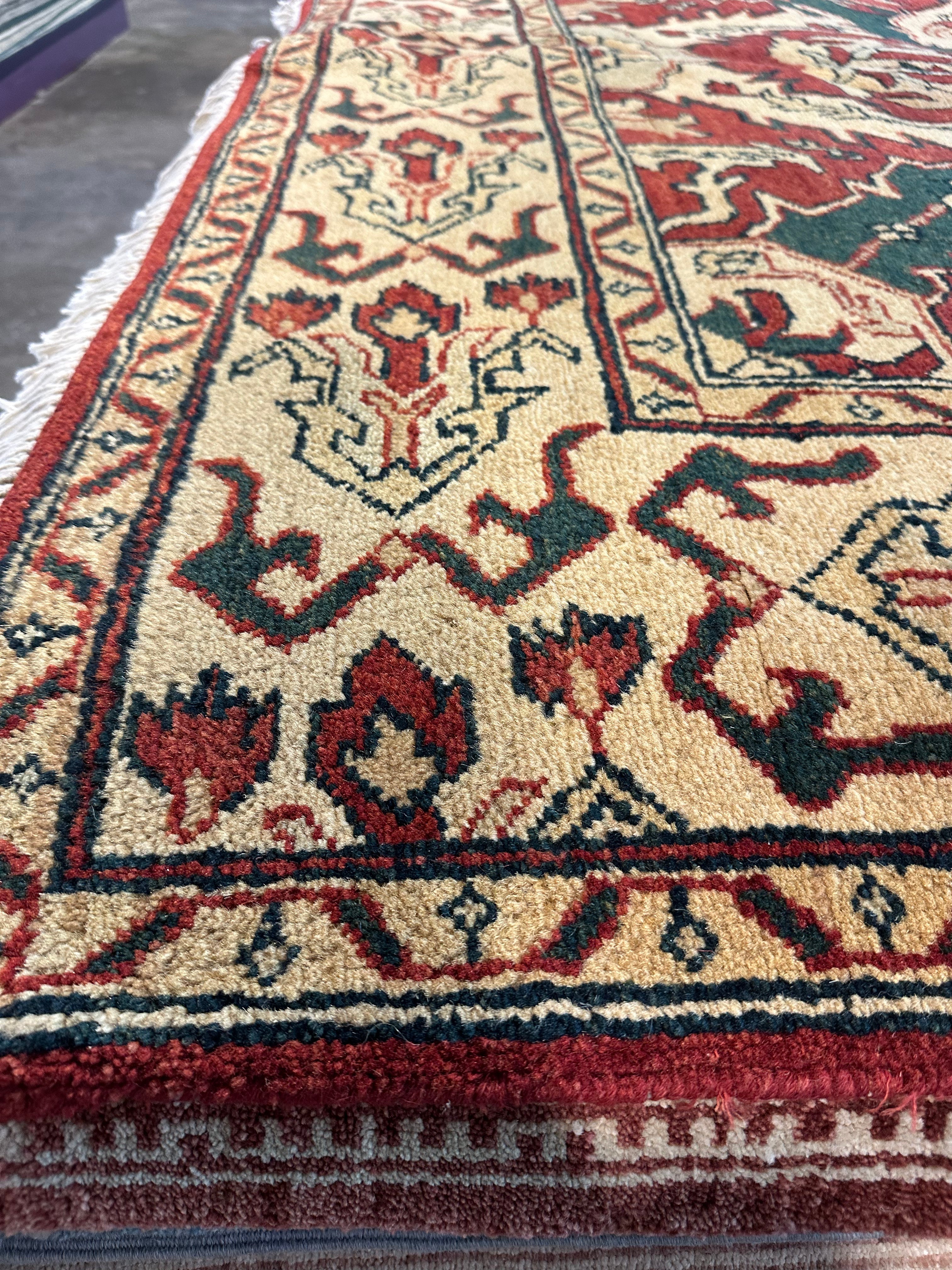 Liz Vandyke 6x9 Red Agra Rug - CLEARANCE 30% off