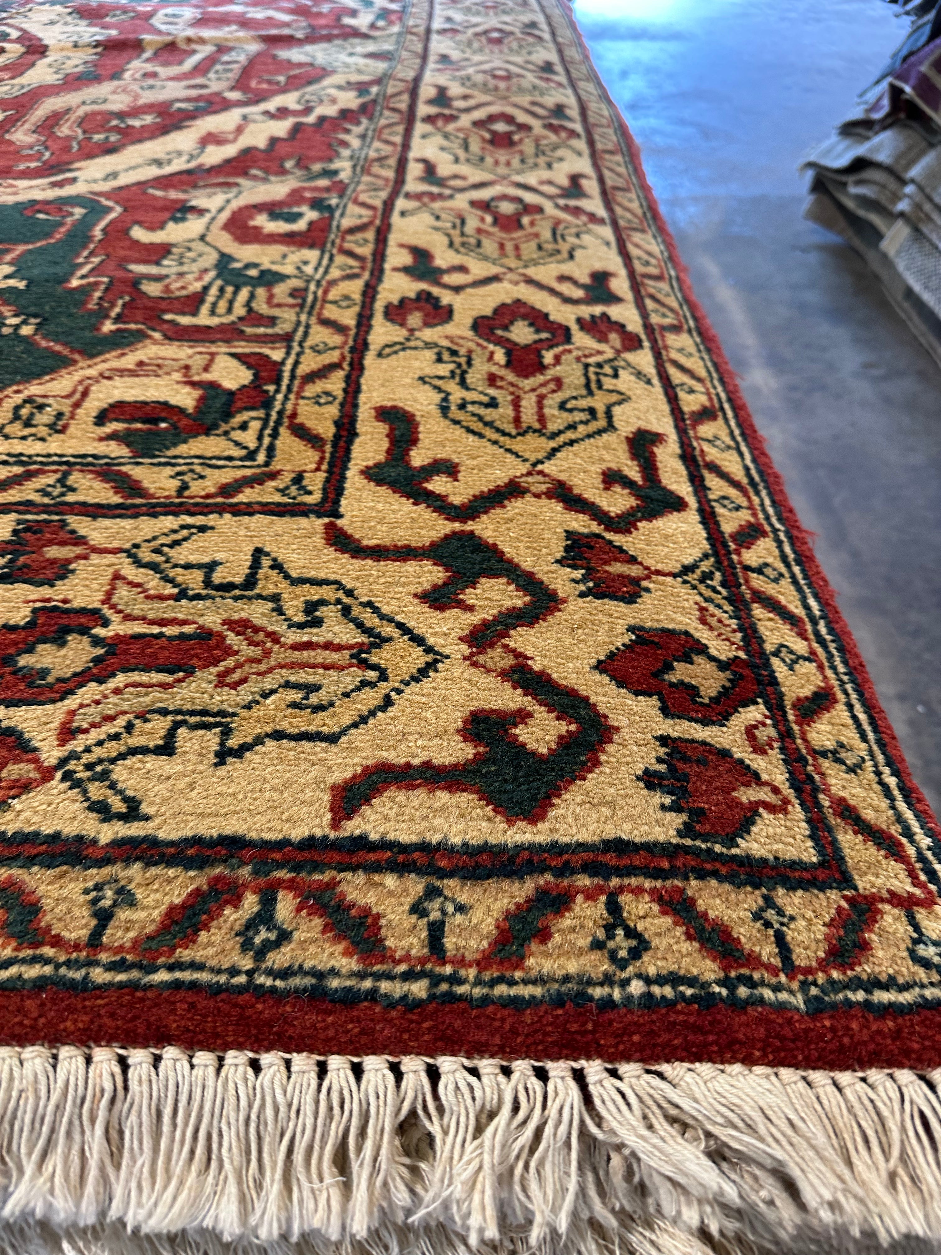 Liz Vandyke 6x9 Red Agra Rug - CLEARANCE 30% off