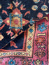 Antique West Persian Armenian Pink and Blue 4.3x6.1