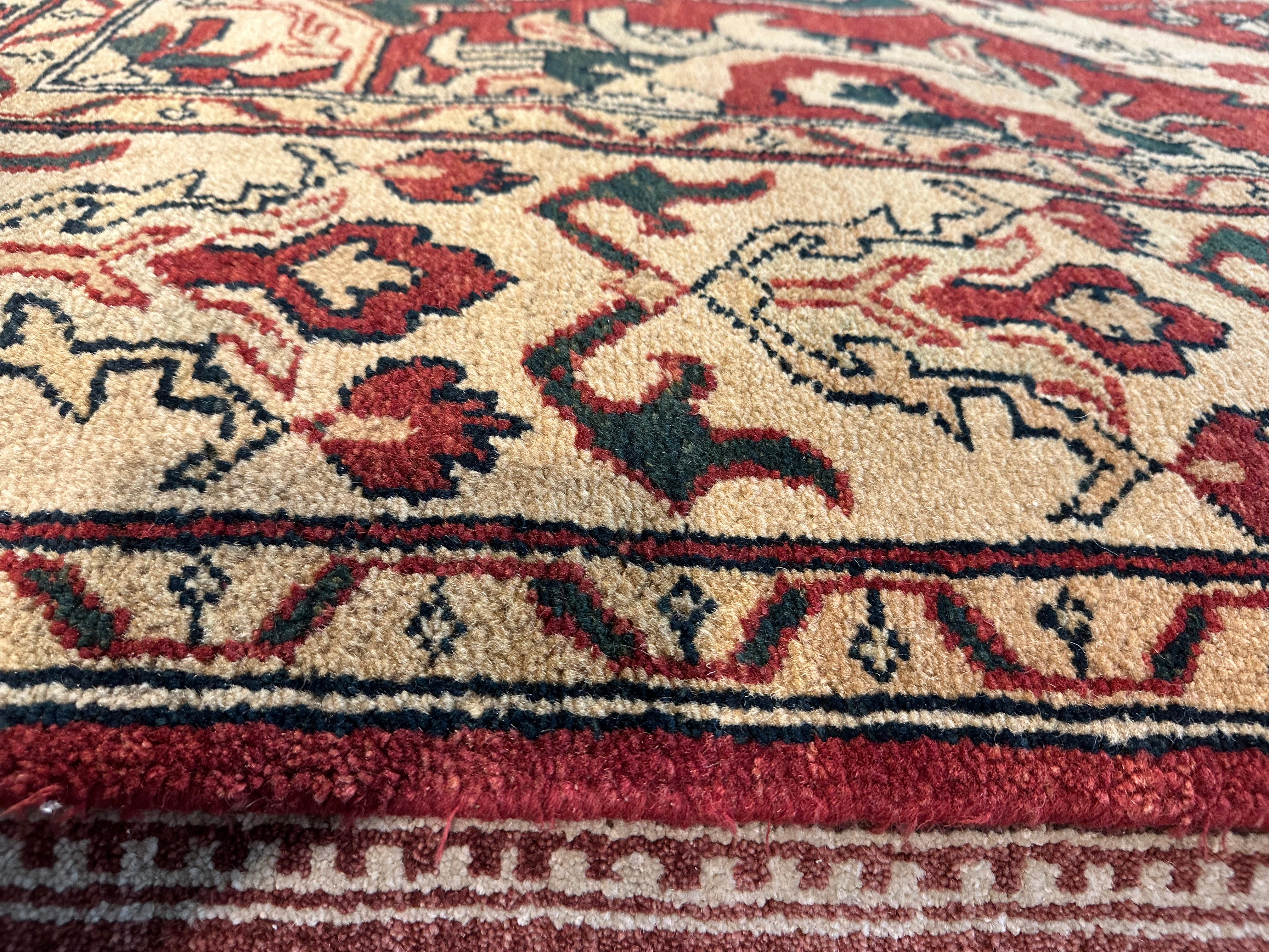 Liz Vandyke 6x9 Red Agra Rug - CLEARANCE 30% off