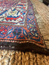 Antique Persian Kurdbakshaish Red and Blue Rug 4.1x5.7