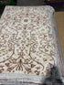 Hannah Brown 3.2x5.7 Cream Hand-Knotted Vintage Turkish Oushak