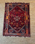 Antique Persian Tribal Red Rug 3.7x5.1