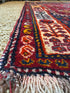 Antique Persian Tribal Red Rug 3.7x5.1