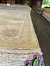Starr 8.3x9.9 Light Green Whitewashed Afghani Oushak