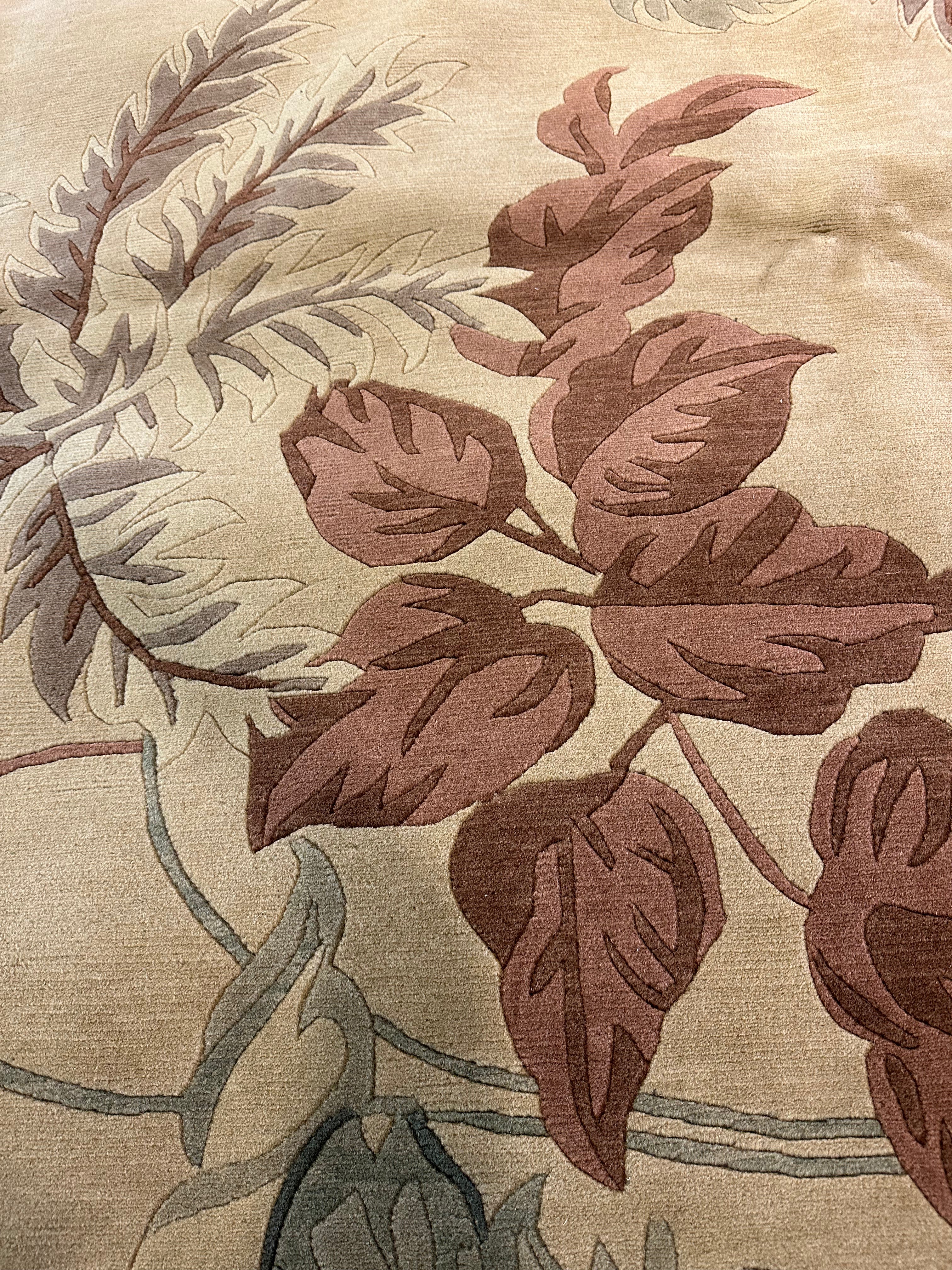 Lash Allen 9x11.9 Beige Himalaya Rug - CLEARANCE 30% off