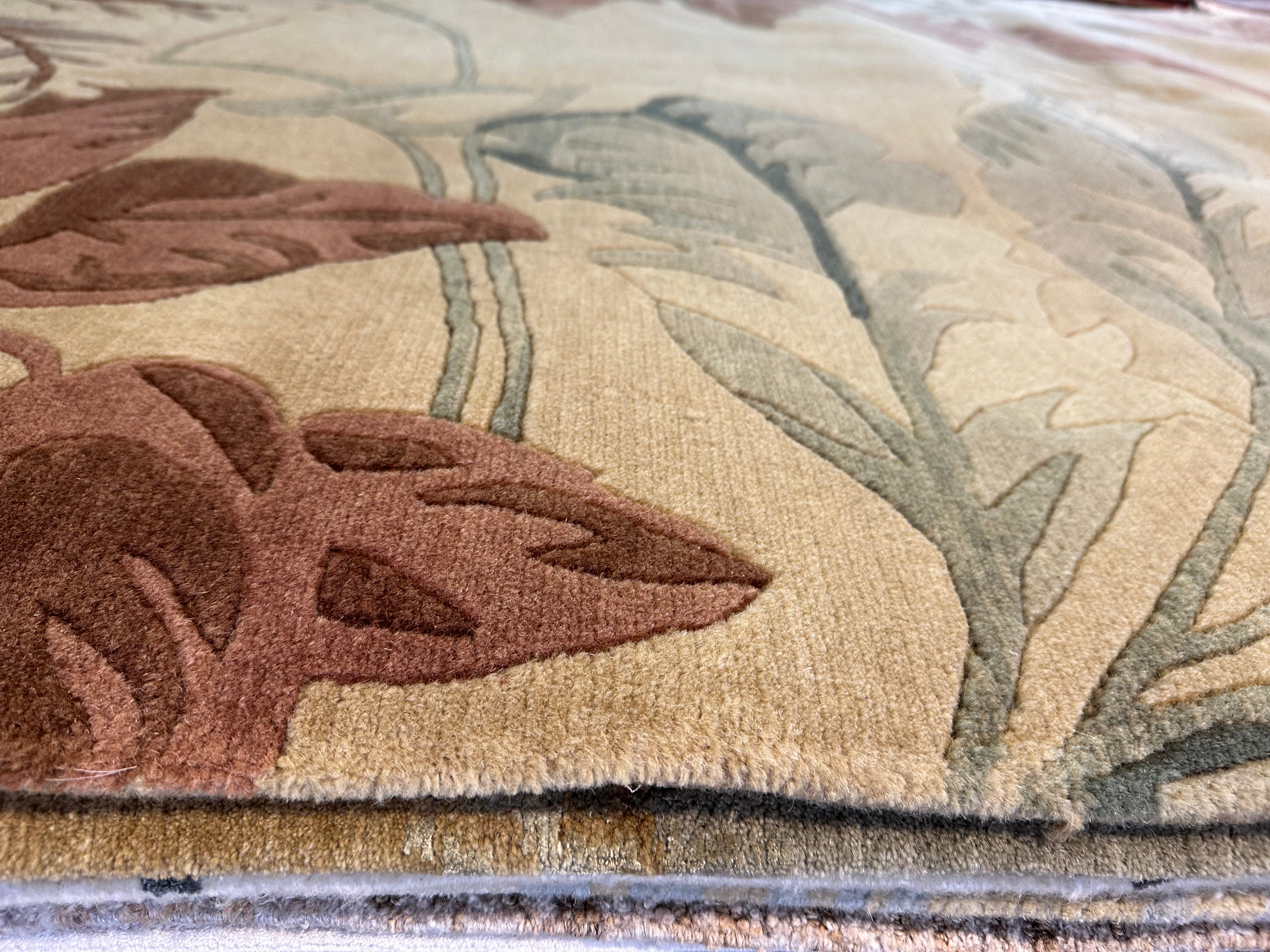 Lash Allen 9x11.9 Beige Himalaya Rug - CLEARANCE 30% off