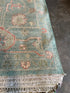 Chrissy Metz 10.1x13.6 Blue Whitewashed Afghani Oushak