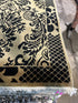 Sean Peyton 8.9x12 Black and Gold Nepalese Rug - CLEARANCE 30% off
