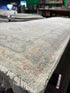 Margo Banks 2.11x14.9 Light Blue Whitewashed Afghani Oushak Runner