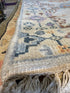 Anna Shaw 2.8x6.8 Light Blue Hand-Knotted Oushak Runner